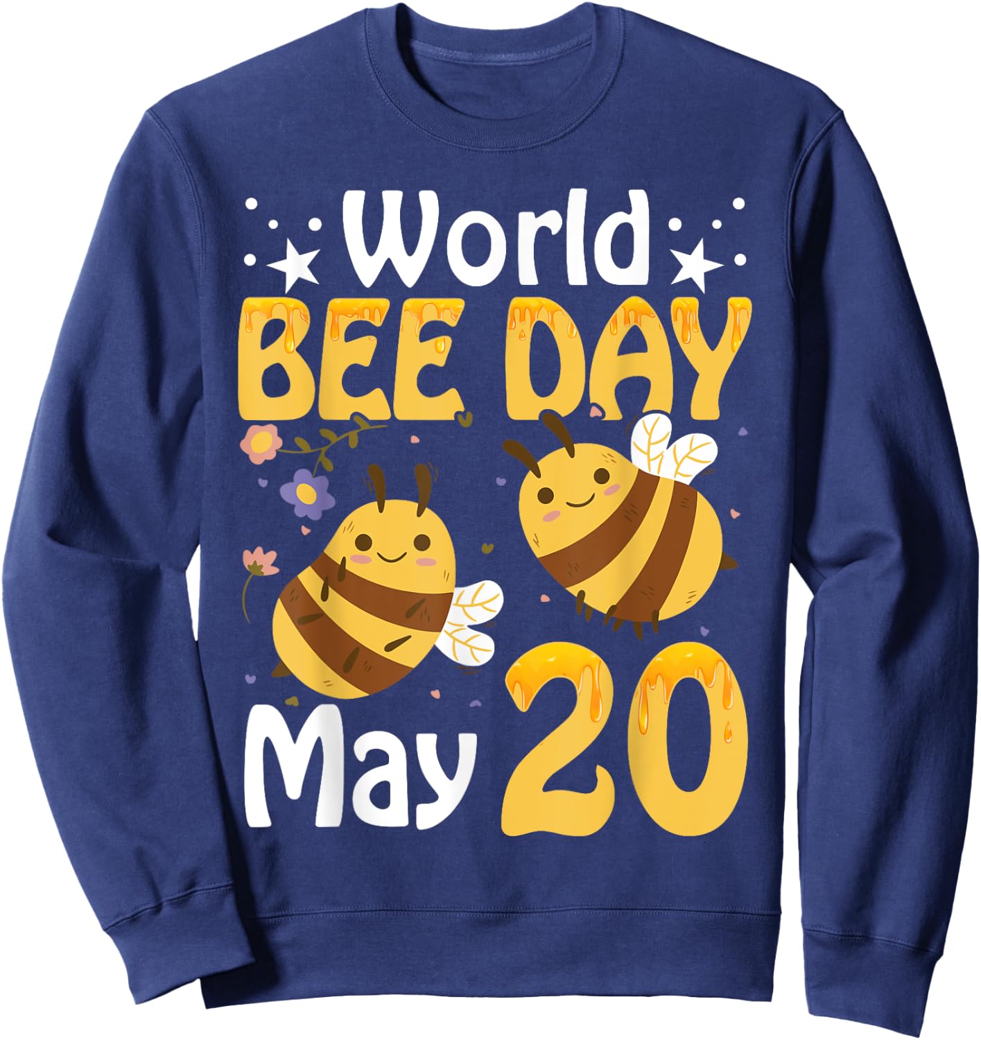 World bee day - bees Sweatshirt - Sweatshirt | Navy