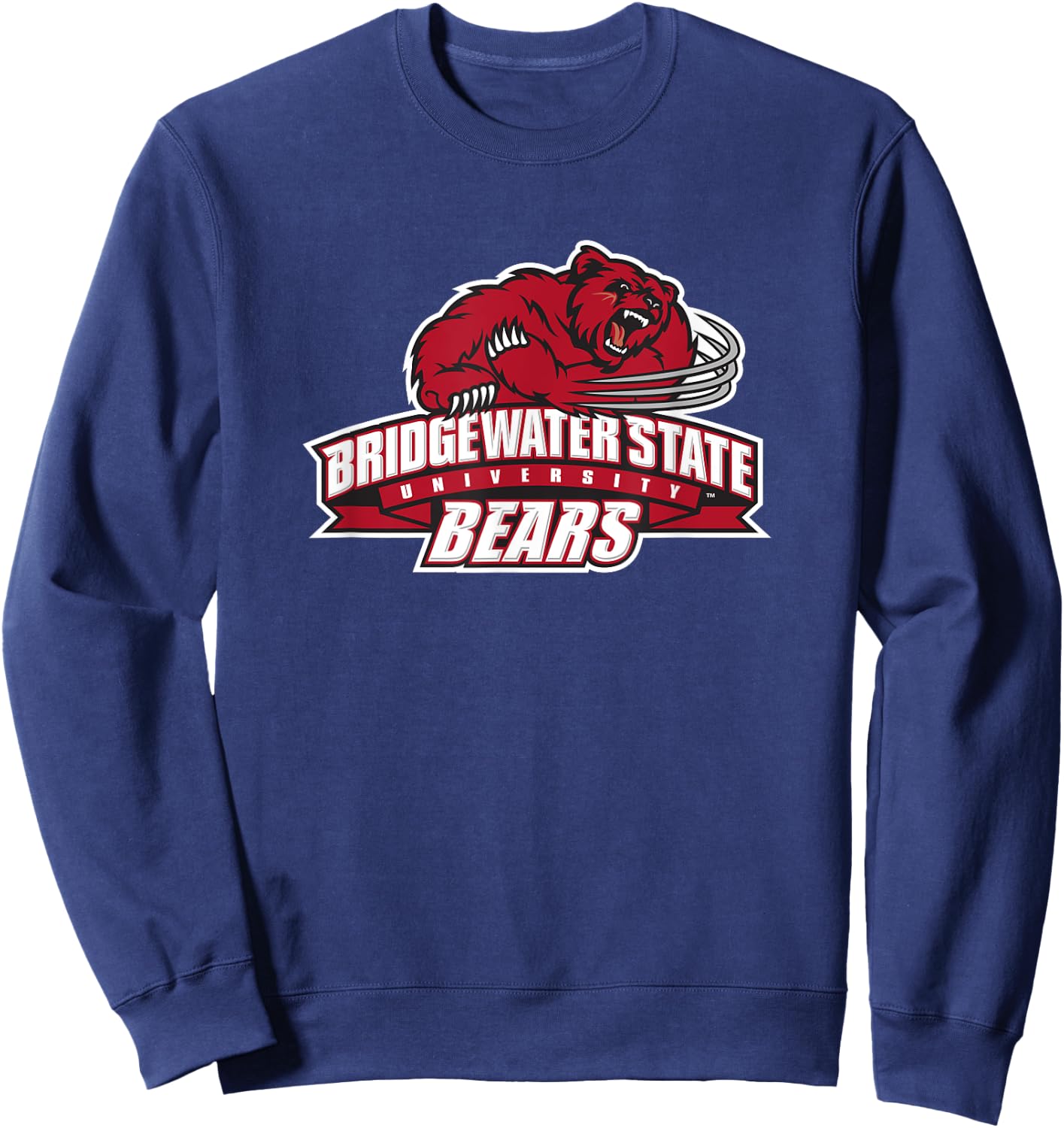 Bridgewater State University BSU Bears Primary Logo Sweatshirt - Sweatshirt | Navy