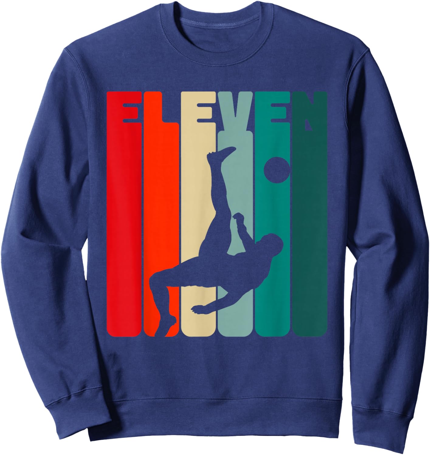11th Birthday Footballer 11 Years Football Boys Sweatshirt - Sweatshirt | Navy