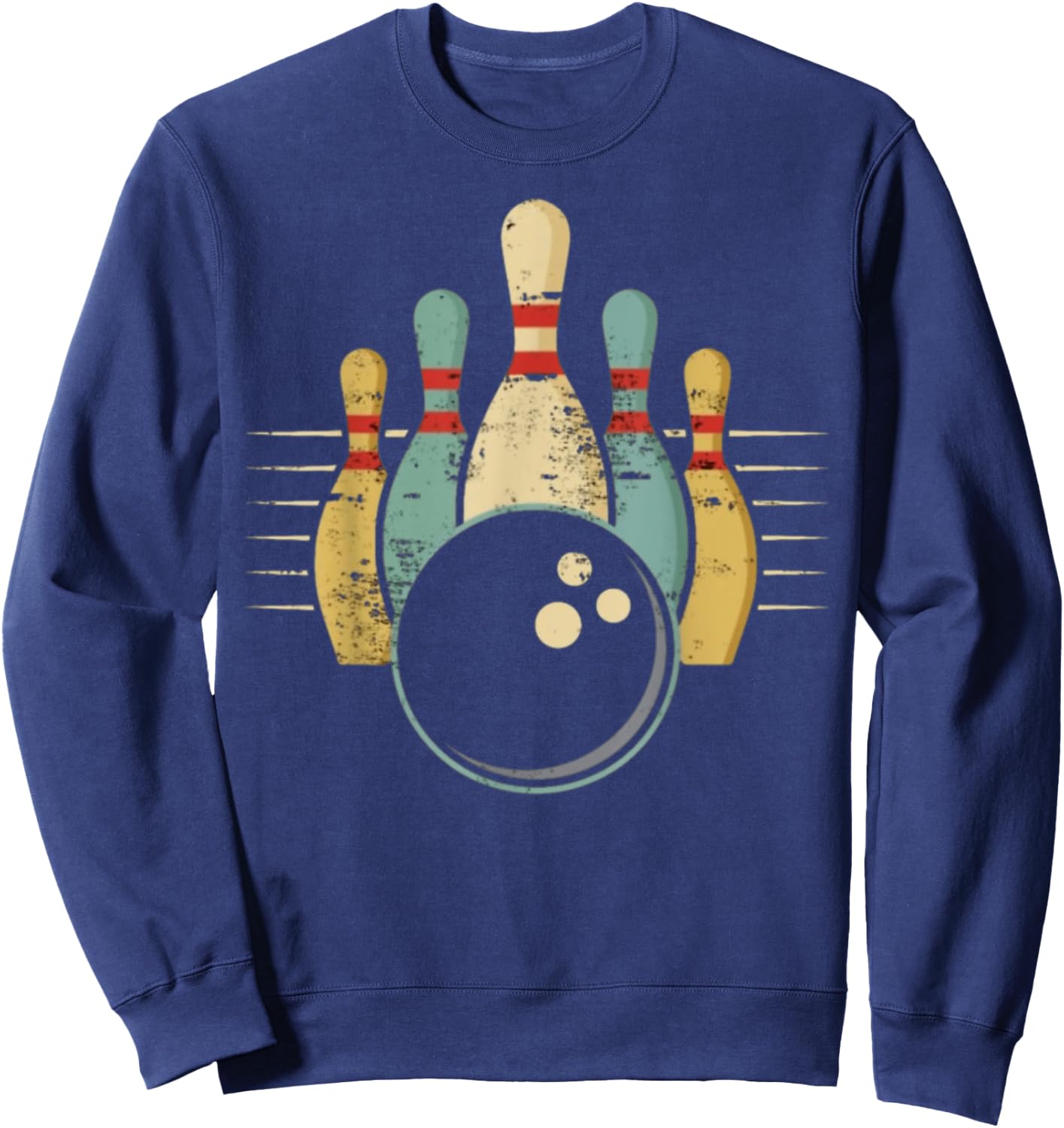 Funny Gift Funny Teen Bowling , Black, S Sweatshirt - Sweatshirt | Navy