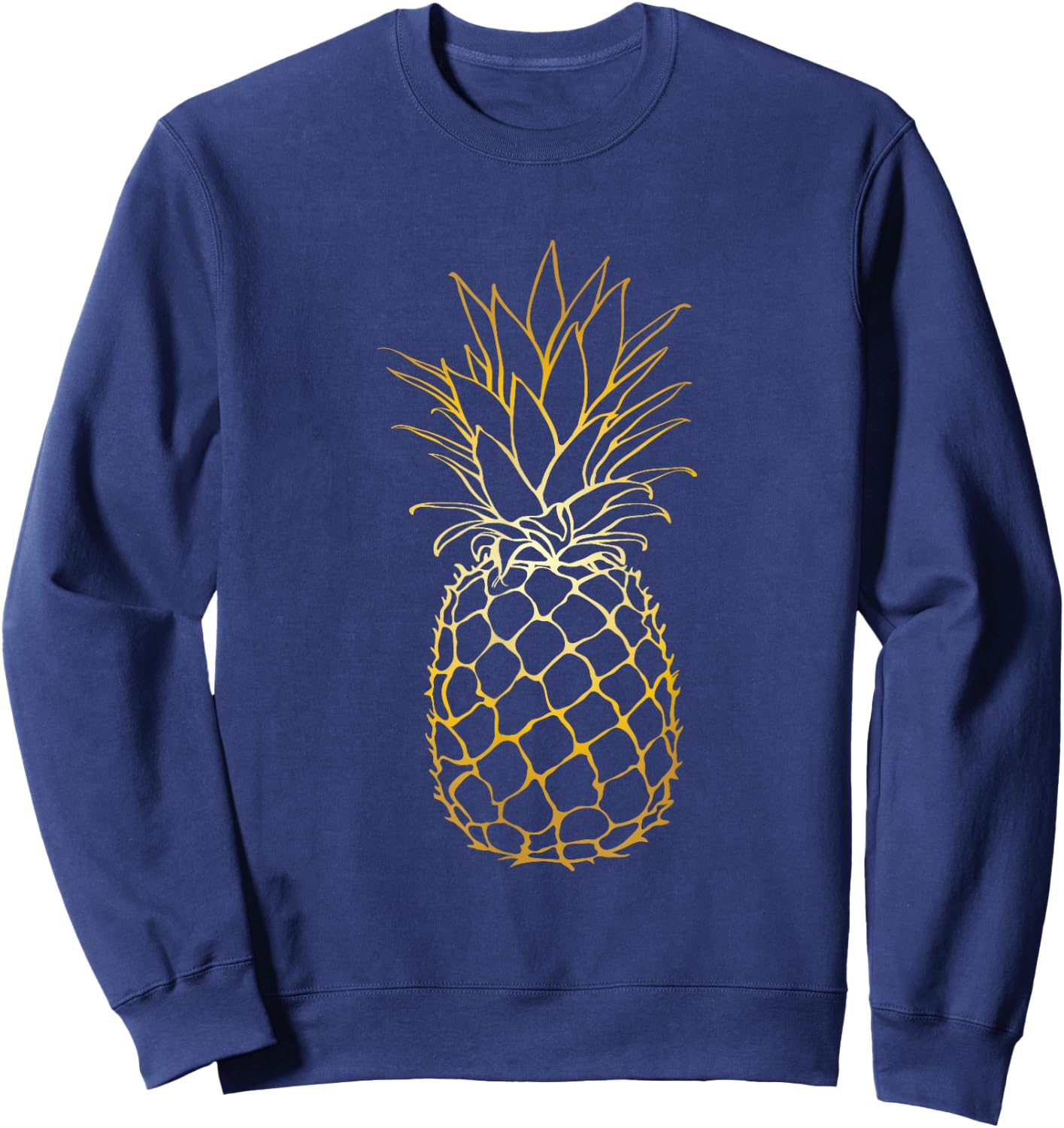 Pineapple Beach Vacation Tropical Fruit Gift Sweatshirt - Sweatshirt | Navy