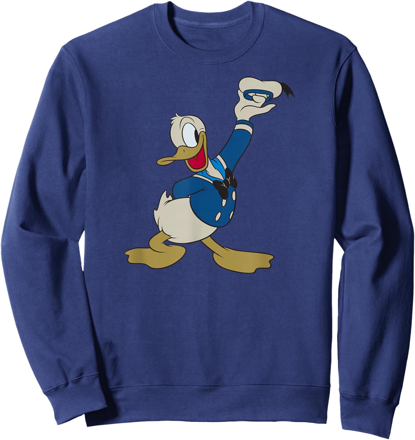 Donald Duck - Duck Salute Sweatshirt - Sweatshirt | Navy