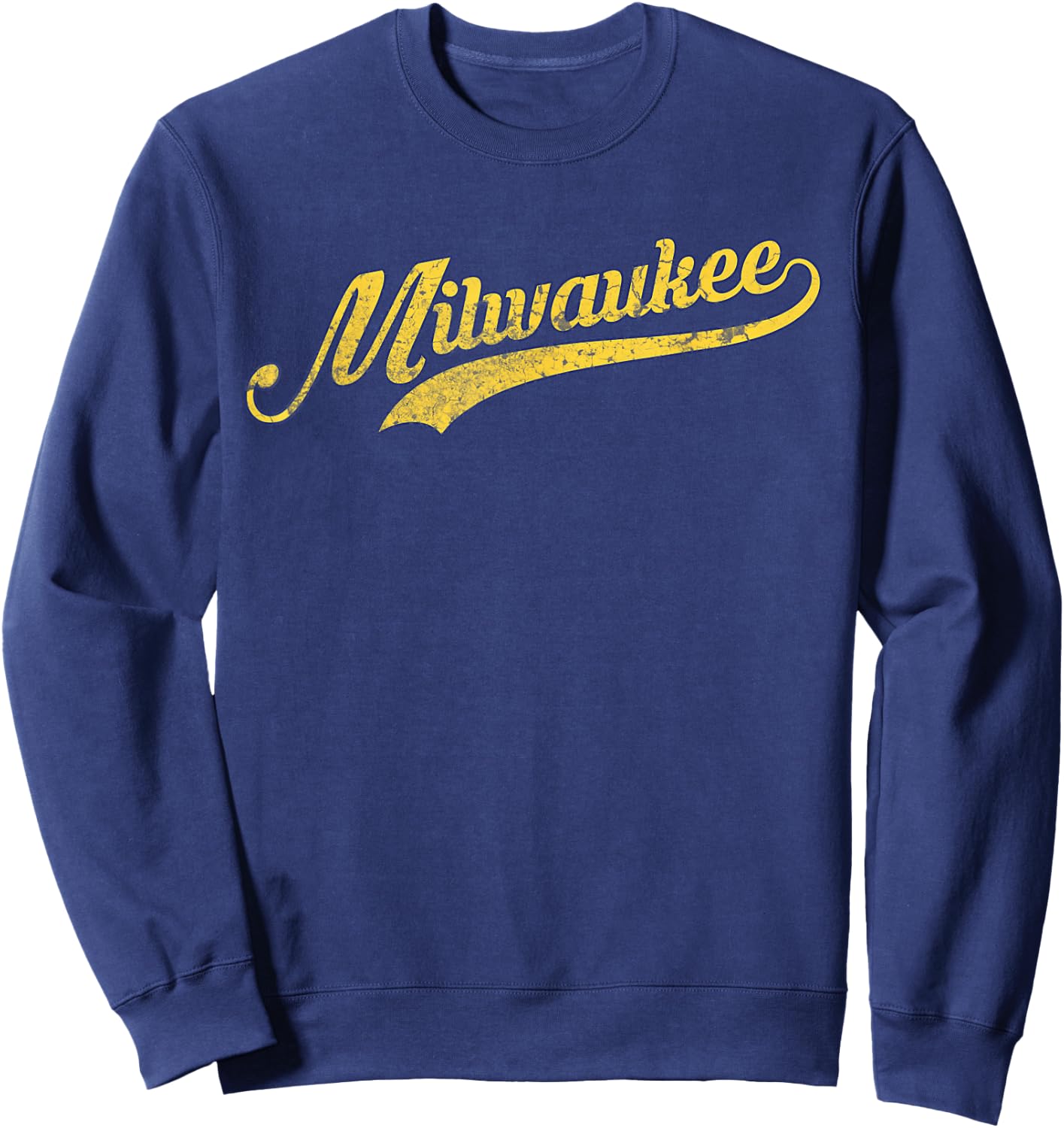 Milwaukee Baseball classic vintage Sweatshirt - Sweatshirt | Navy