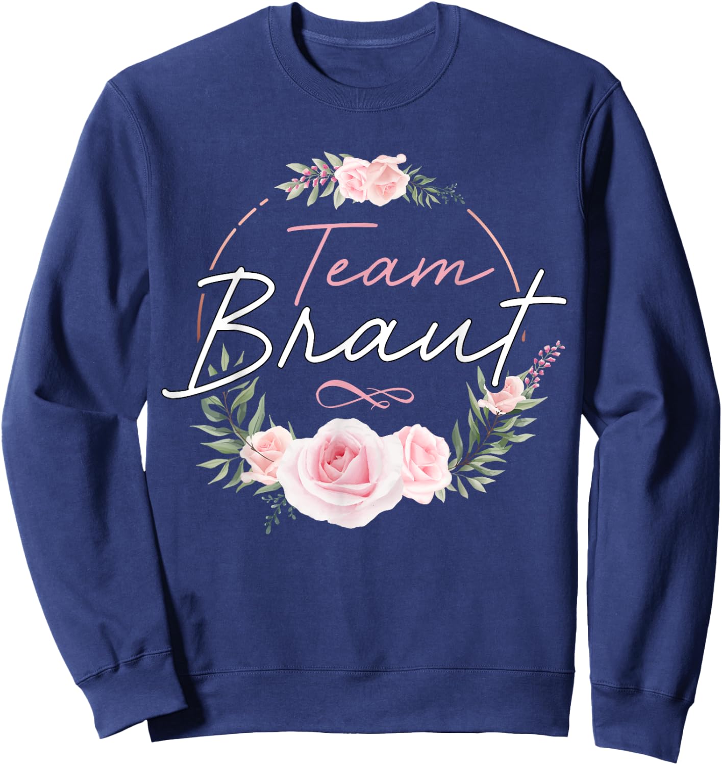 Junggesellinnenabschied Frauen Shirt JGA Team Braut Polterer Sweatshirt - Sweatshirt | Navy