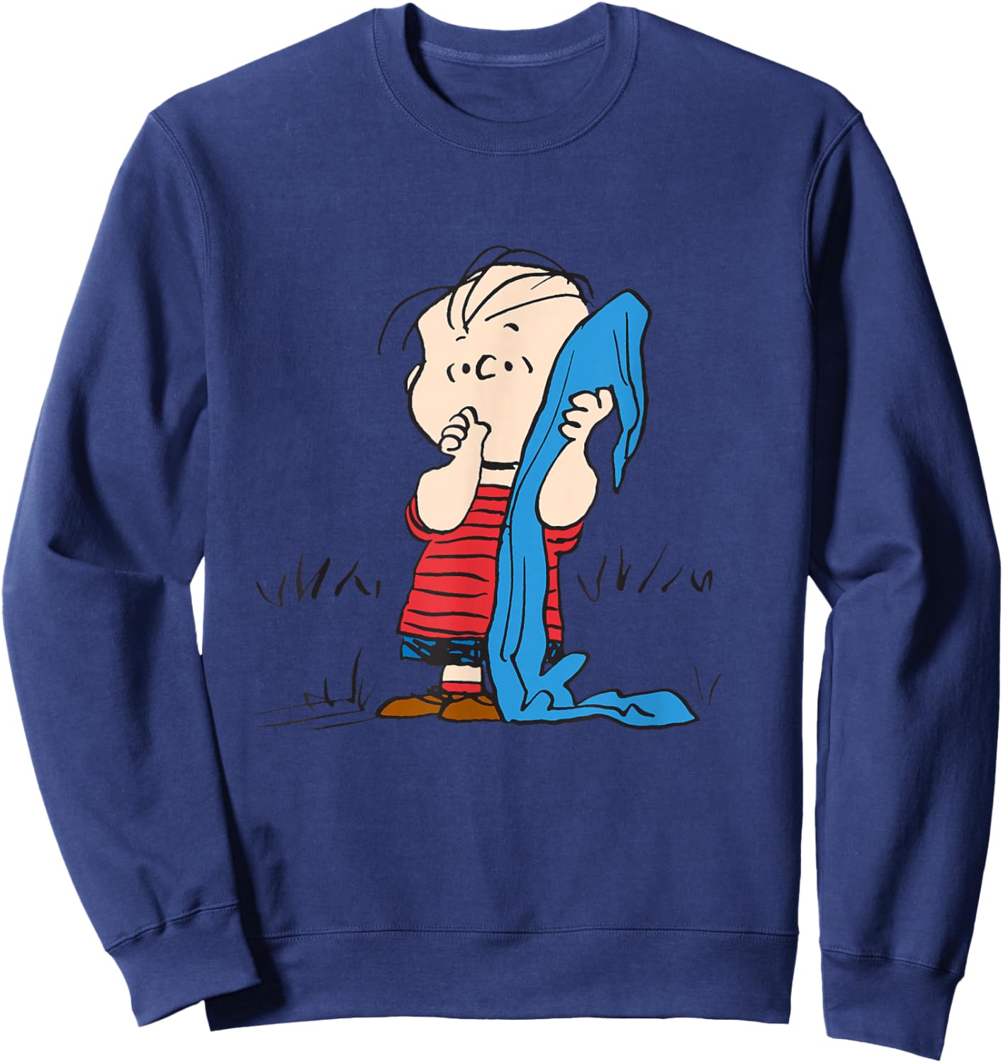 Peanuts Linus Van Pelt , blue Sweatshirt - Sweatshirt | Navy