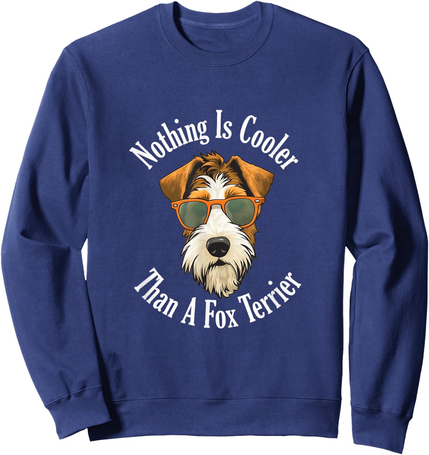 Cool Wire Haired Fox Terrier - WHFT Sweatshirt - Sweatshirt | Navy