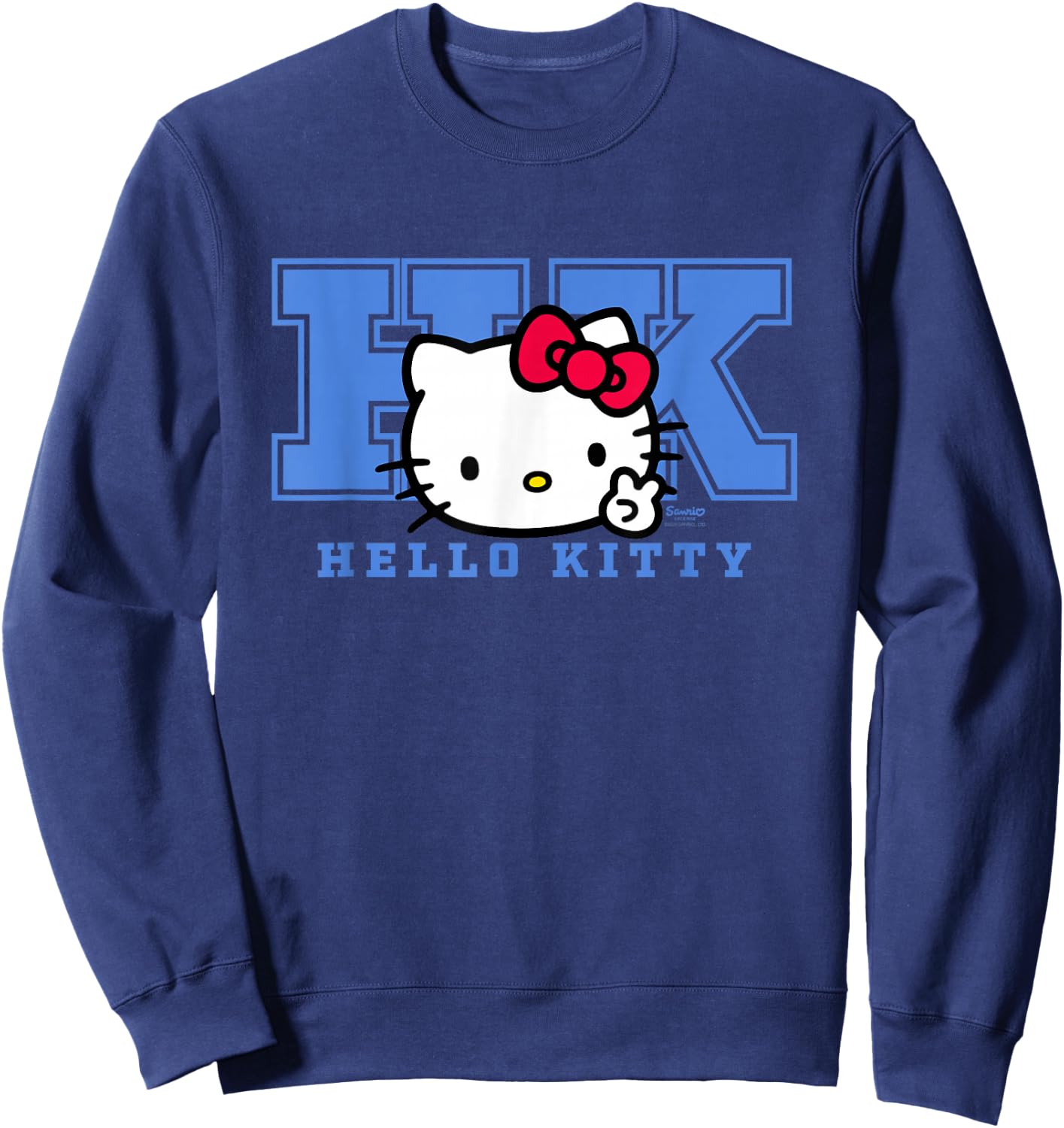 Hello Kitty - Cute Cat HK Sweatshirt - Sweatshirt | Navy