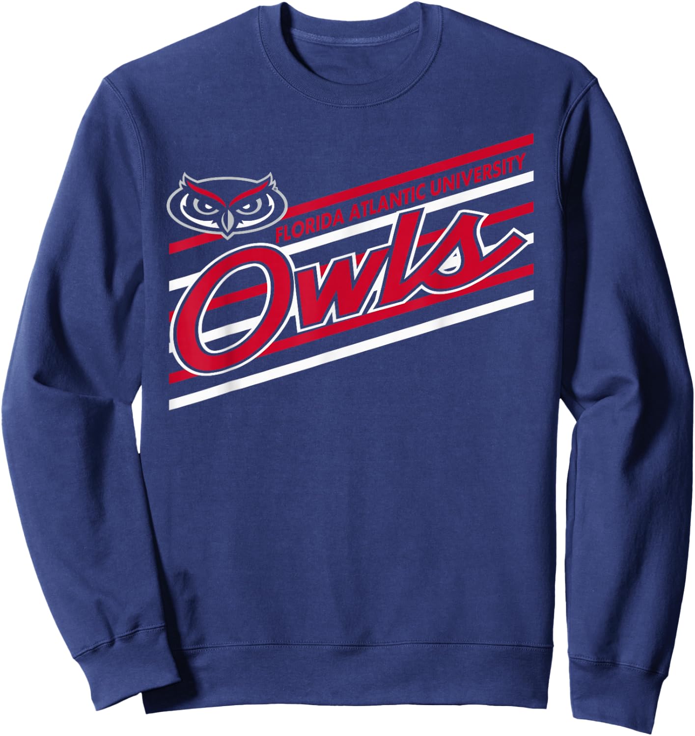 Florida Atlantic Owls Retro Performer Navy Sweatshirt - Sweatshirt | Navy