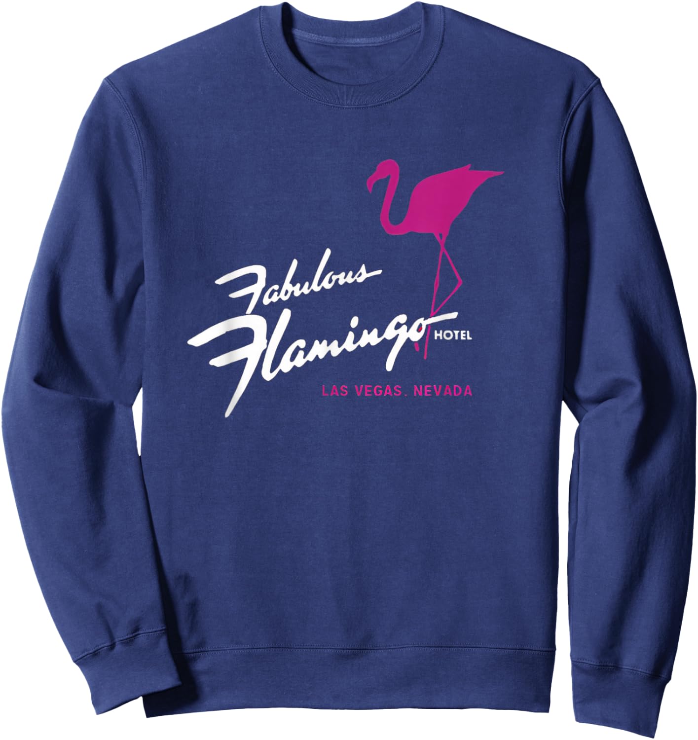 Flamingo Hotel Casino Las Vegas Retro Vintage Sweatshirt - Sweatshirt | Navy