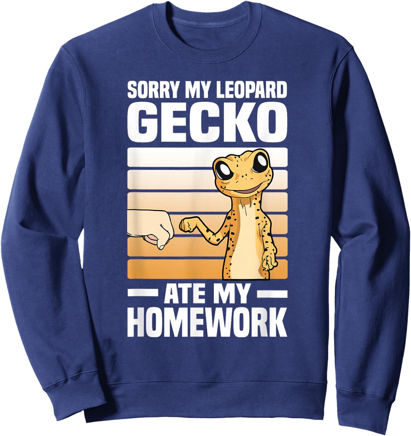 Leopard Gecko Sweatshirt - Sweatshirt | Navy