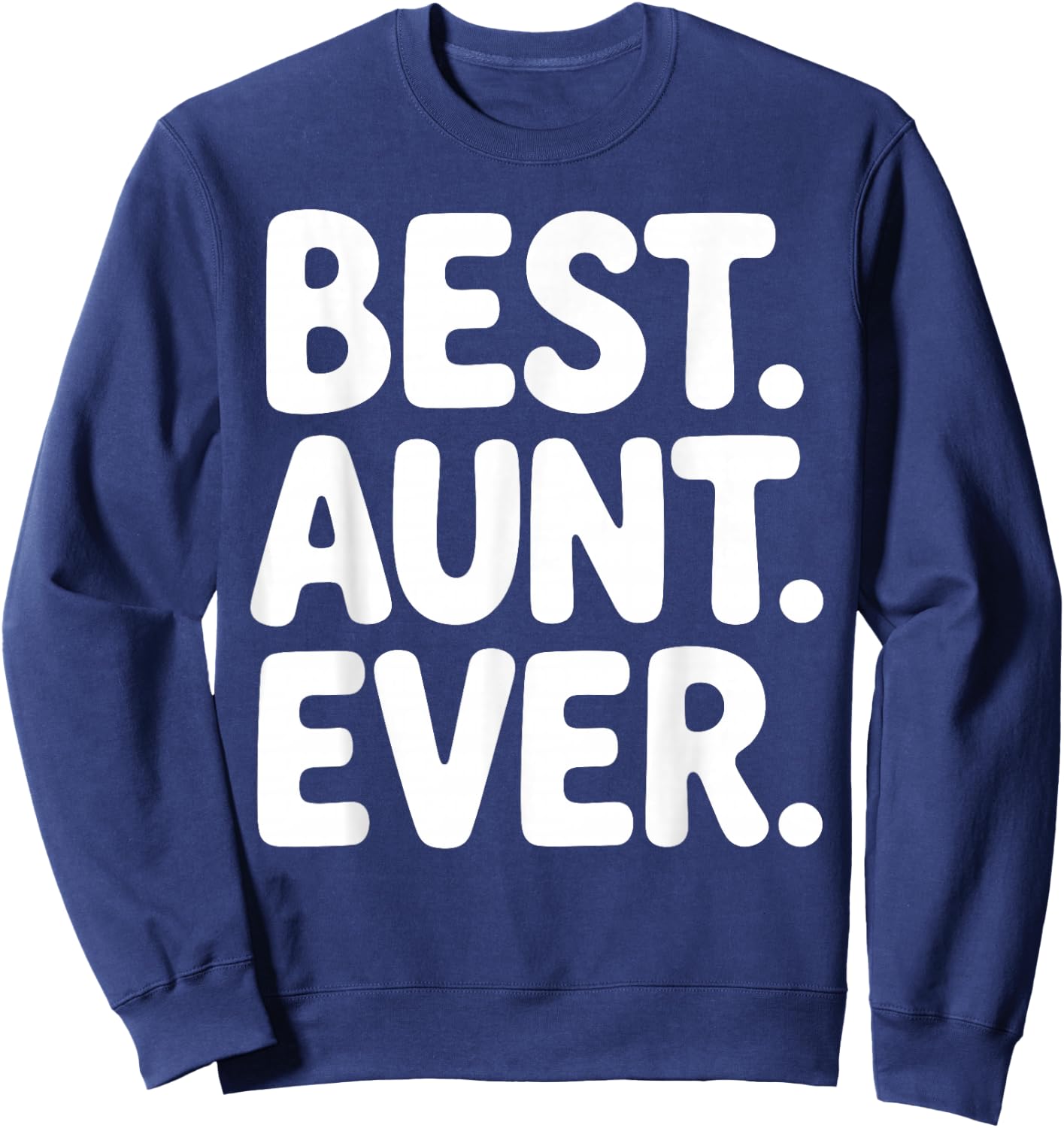 Funny Aunt Art for Aunt Auntie Promoted to Aunt Pregnancy Sweatshirt - Sweatshirt | Navy