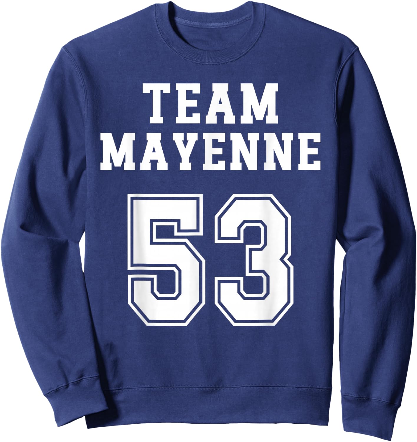 Mayenne Humour Mayennais Team Pays de la Loire Region , Black, S Sweatshirt - Sweatshirt | Navy