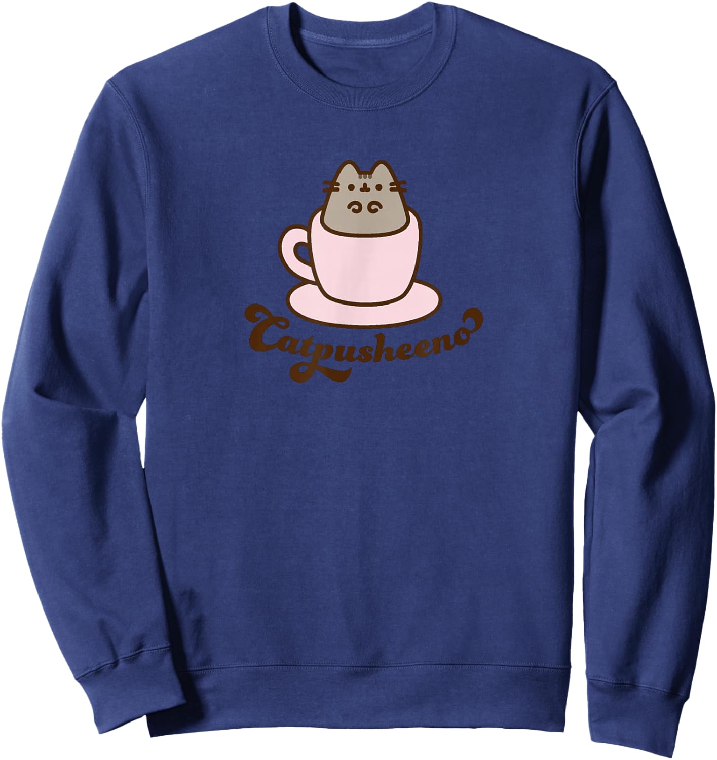 Pusheen Catpusheeno Tasse à café Sweatshirt - Sweatshirt | Navy