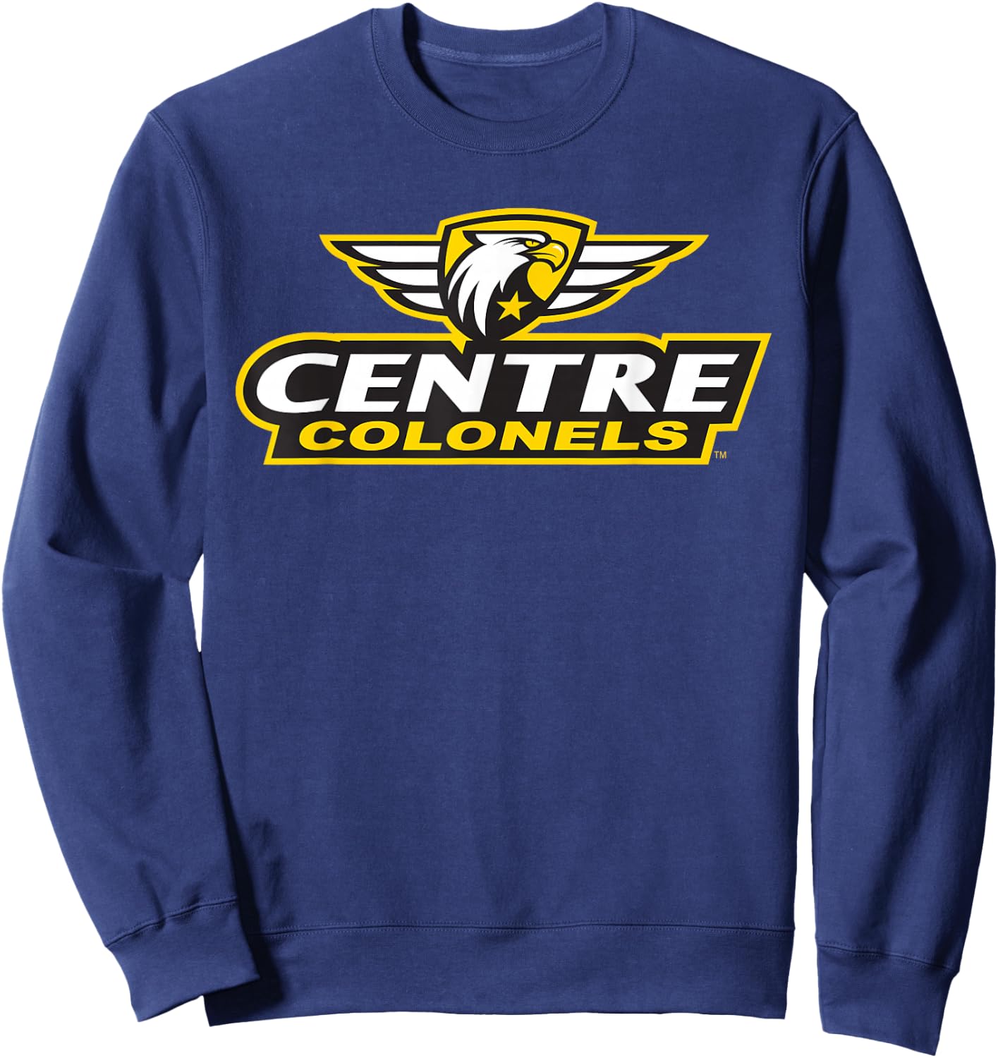 Centre College Colonels Insignia Stacked Logo Sweatshirt - Sweatshirt | Navy