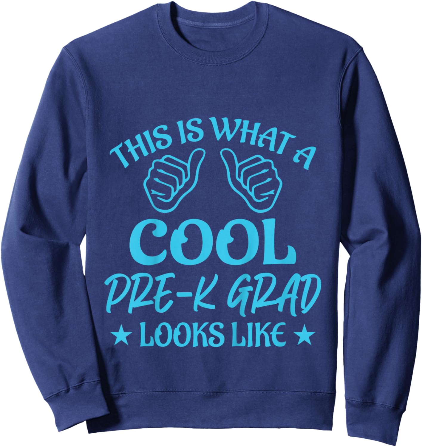 Kids Pre-K Grad 2025 Preschool Prek Graduation Sweatshirt - Sweatshirt | Navy