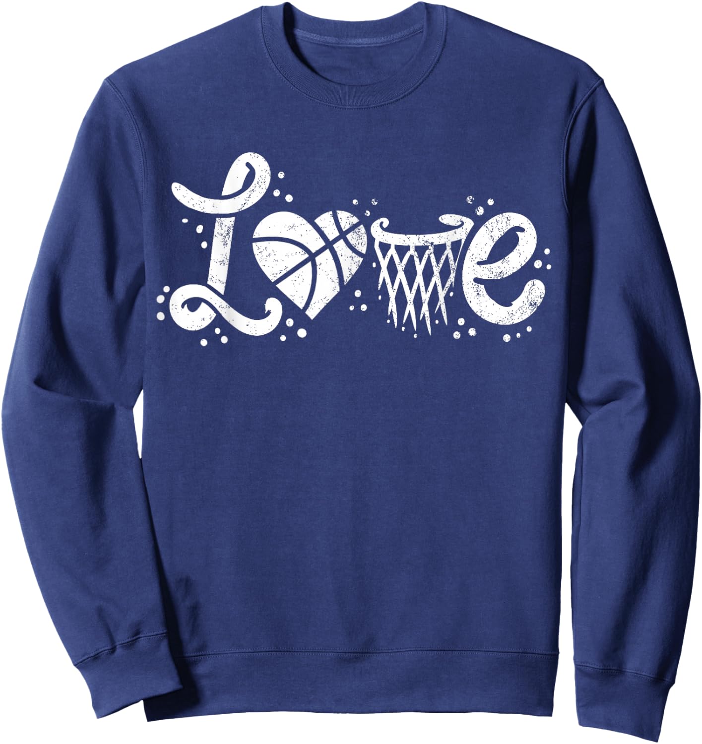 Basketball Player Court Ball Gift Sweatshirt - Sweatshirt | Navy