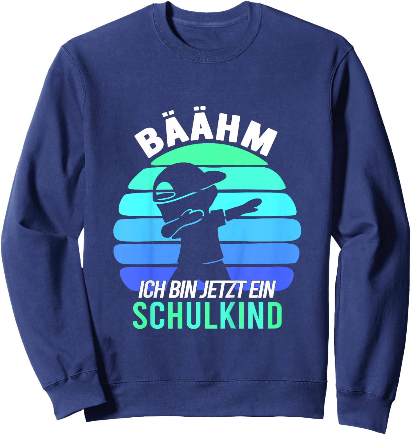 Kinder Bäähm!!! Schulkind 2026 Schuljunge Einschulung Junge Sweatshirt - Sweatshirt | Navy