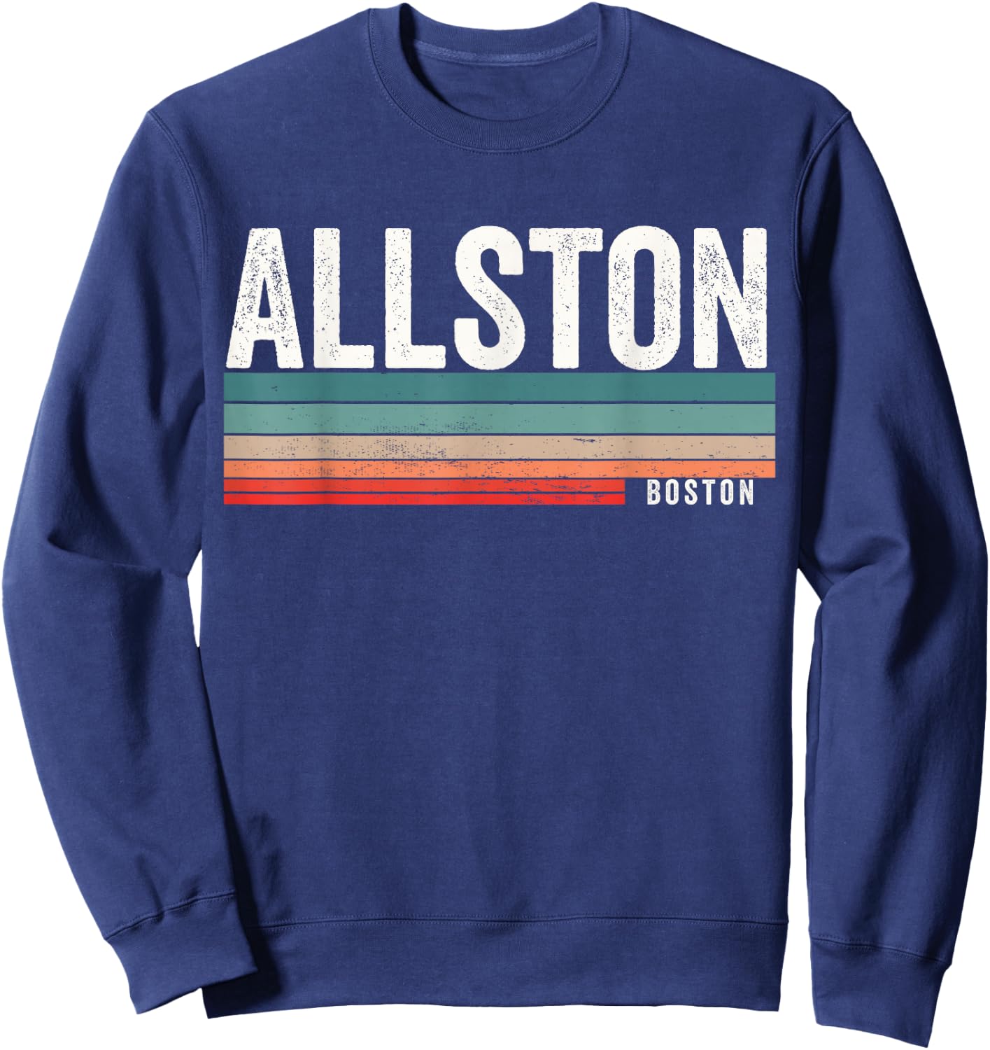 Allston Boston Massachusetts, Allston Sweatshirt - Sweatshirt | Navy