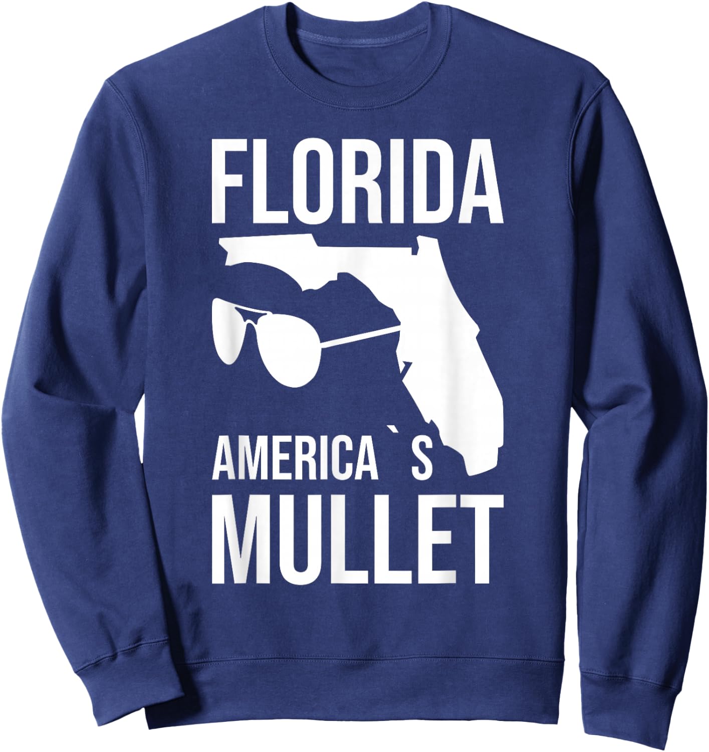 Florida America´s Mullet West Coast Sweatshirt - Sweatshirt | Navy