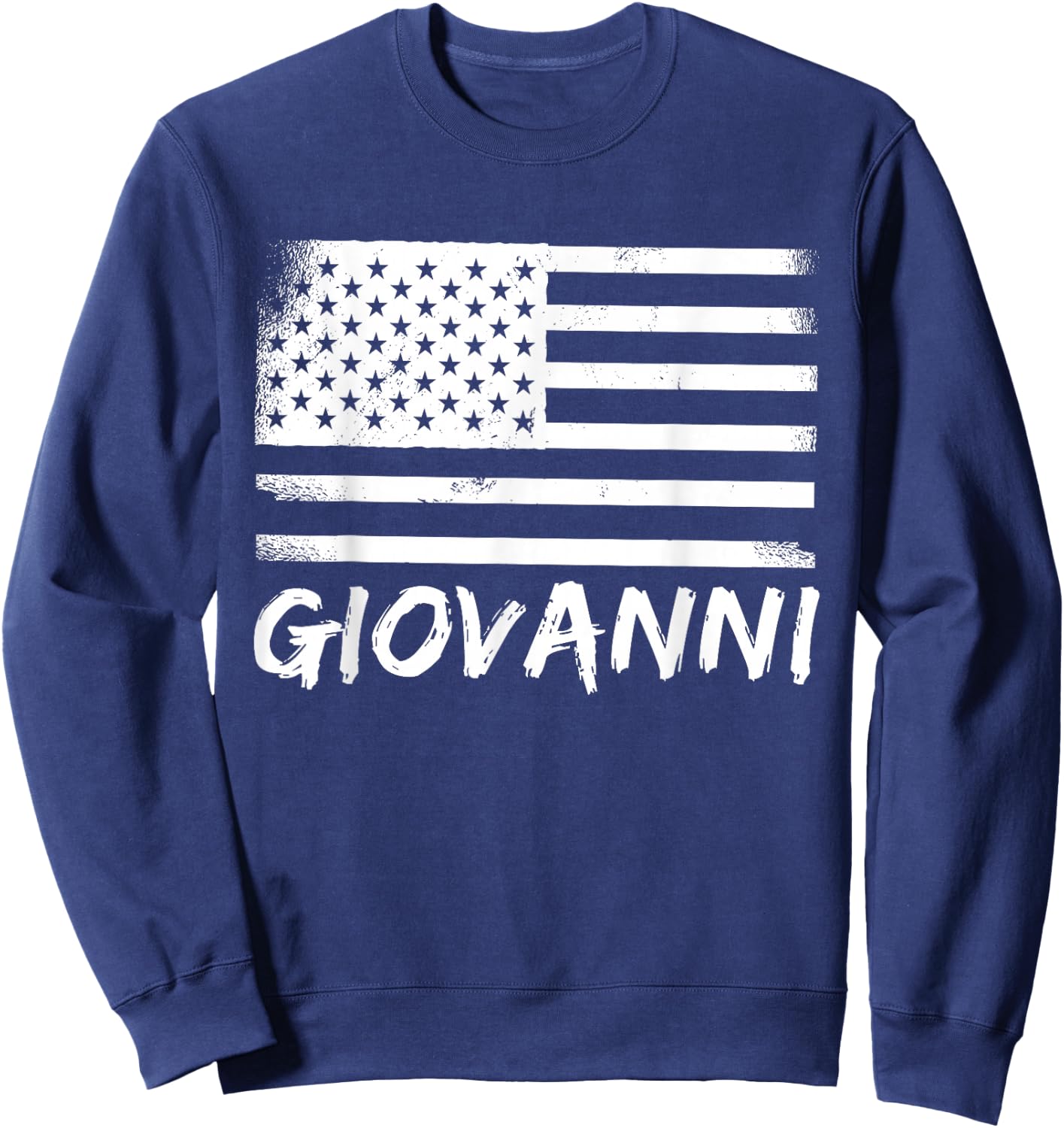Giovanni Personalized Birthday Forename Citizenship Name Sweatshirt - Sweatshirt | Navy
