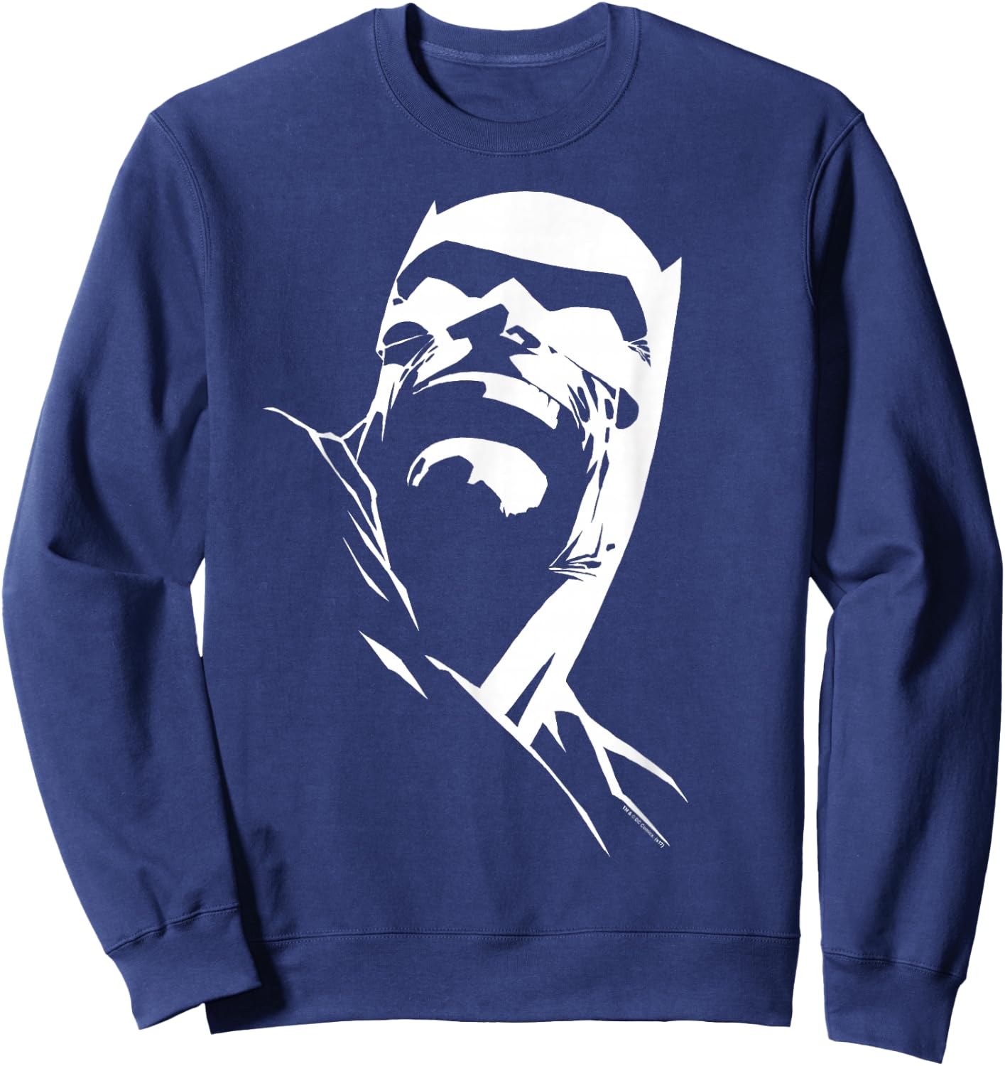 Batman Dark Knight Head Sweatshirt - Sweatshirt | Navy