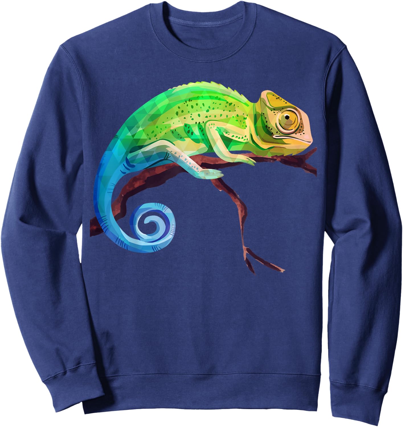 Reptile Zoo Keeper Gift Lizard Safari Chameleon Sweatshirt - Sweatshirt | Navy