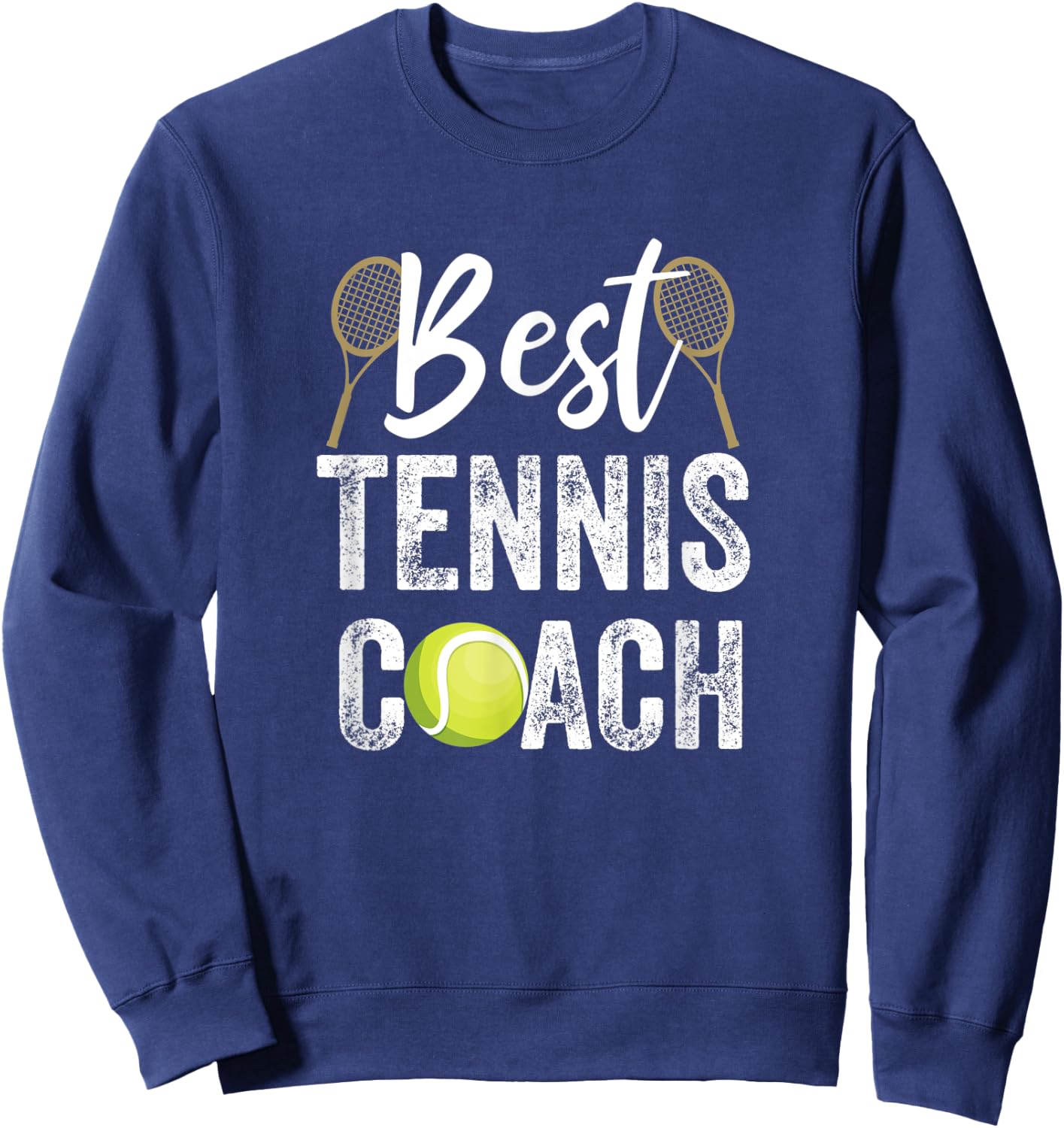 Bester Tennis-Trainer Sweatshirt - Sweatshirt | Navy