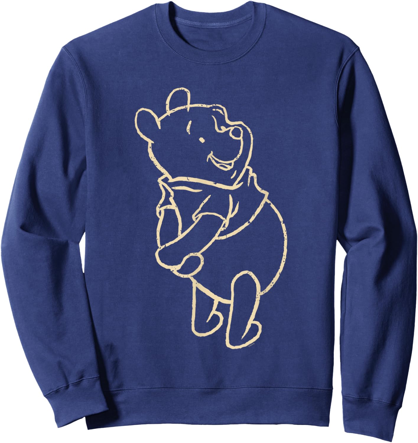 Winnie The Pooh Pose Nightdress , black Sweatshirt - Sweatshirt | Navy