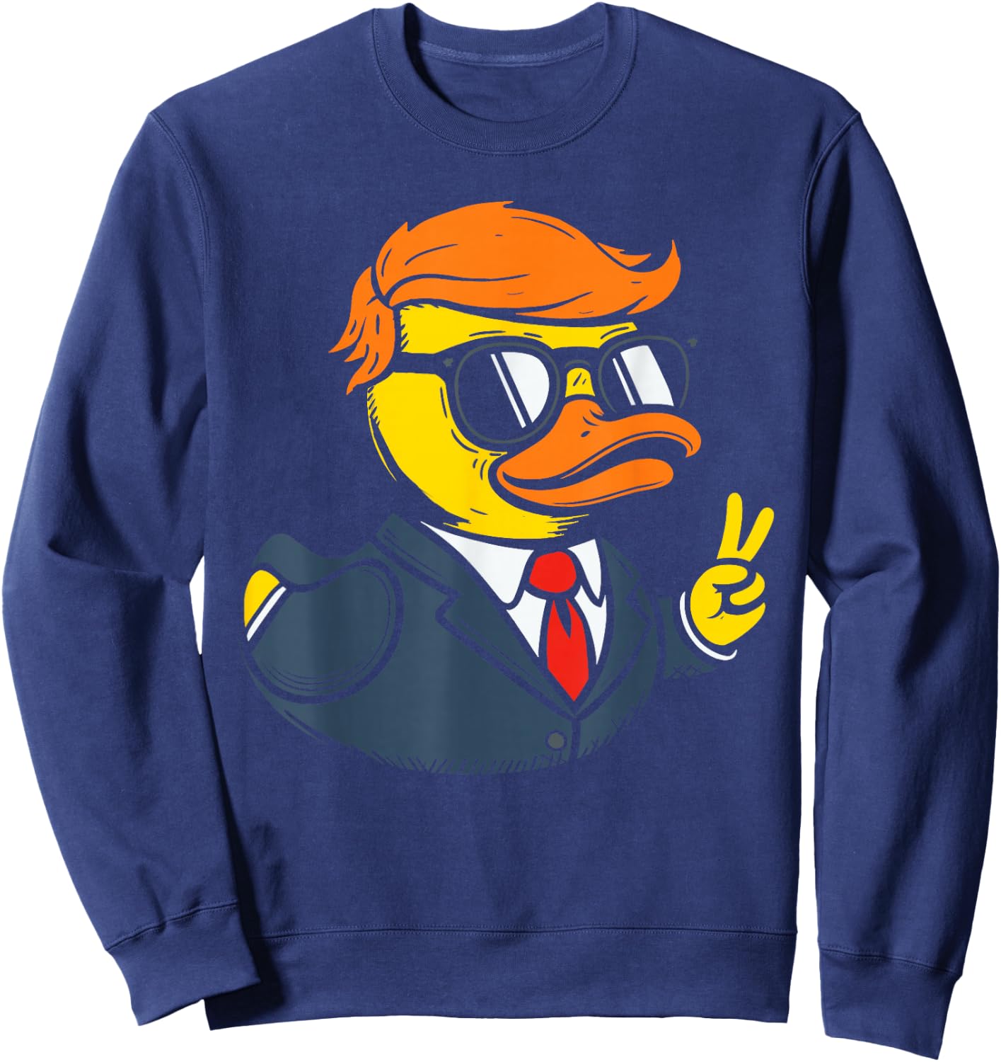Trump Rubber Duck Sweatshirt - Sweatshirt | Navy