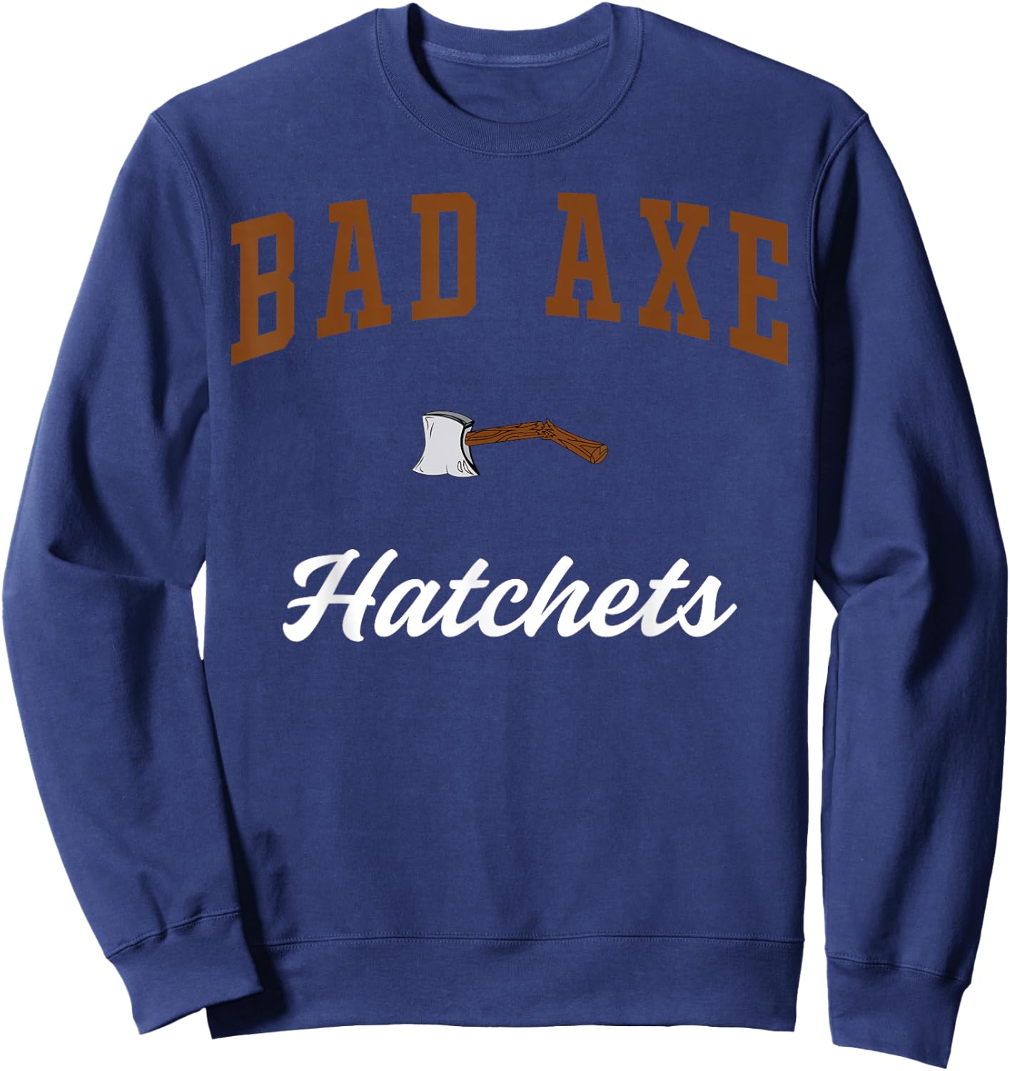Bad Axe High School Hatchets Sweatshirt - Sweatshirt | Navy
