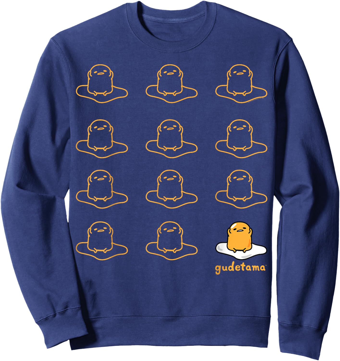 Gudetama The Lazy Egg Real Sweatshirt - Sweatshirt | Navy