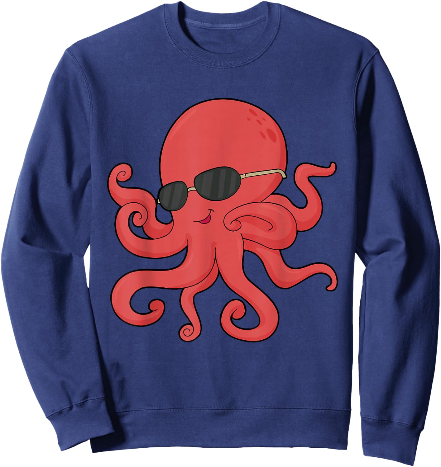 Octopus T Shirt Women Boys Girls Kids Sweatshirt - Sweatshirt | Navy