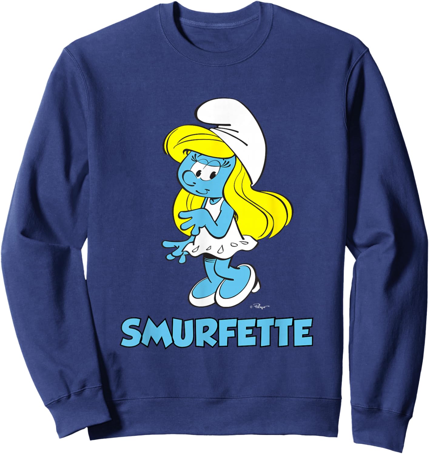 Smurfette The Smurfs , Black Sweatshirt - Sweatshirt | Navy