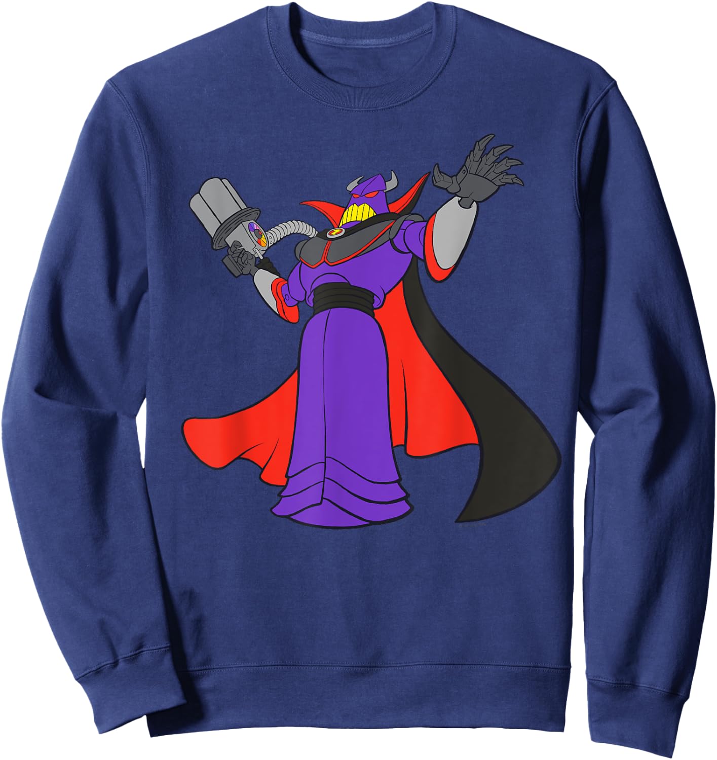 Disney and Pixar's Toy Story Emperor Zurg Costume , Black, S Sweatshirt - Sweatshirt | Navy