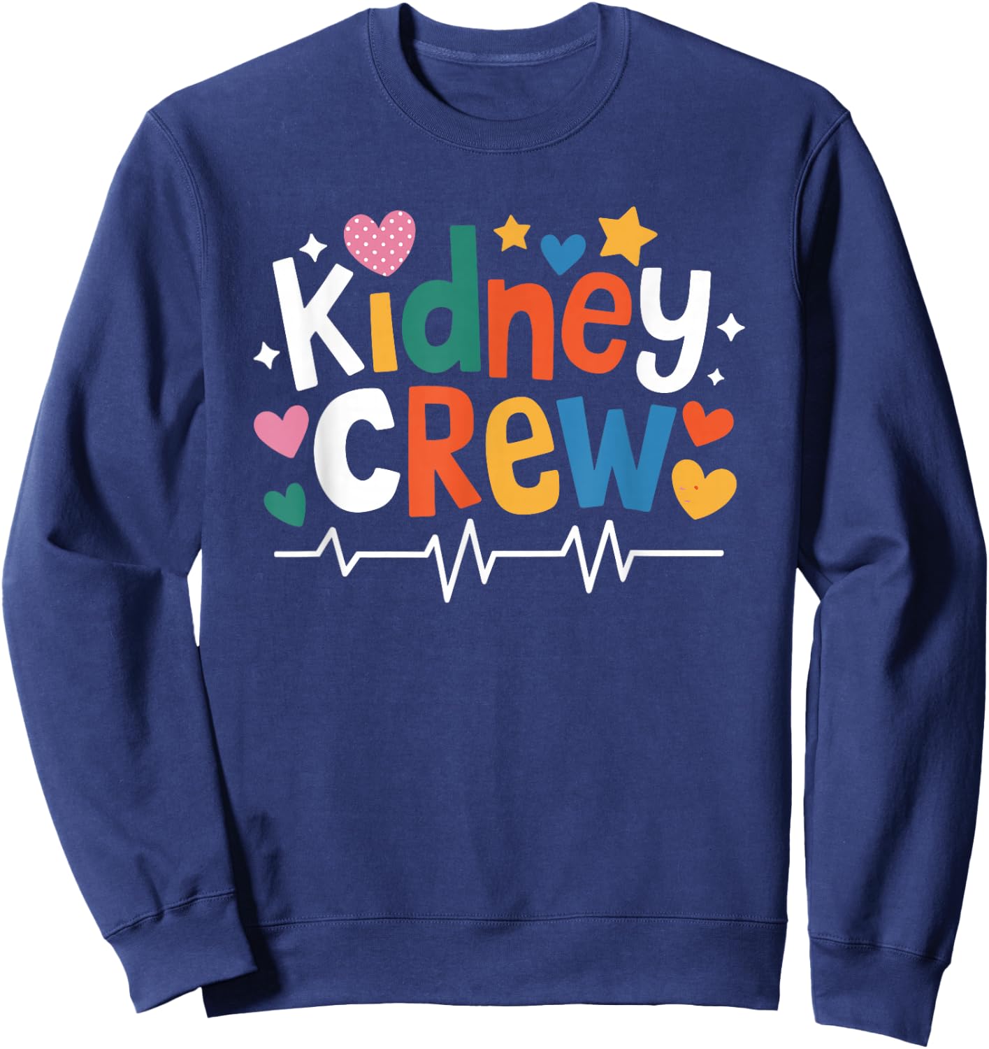 Dialysis Tech Kidney Crew, Dialysis Technician Kidney Nurse Sweatshirt - Sweatshirt | Navy