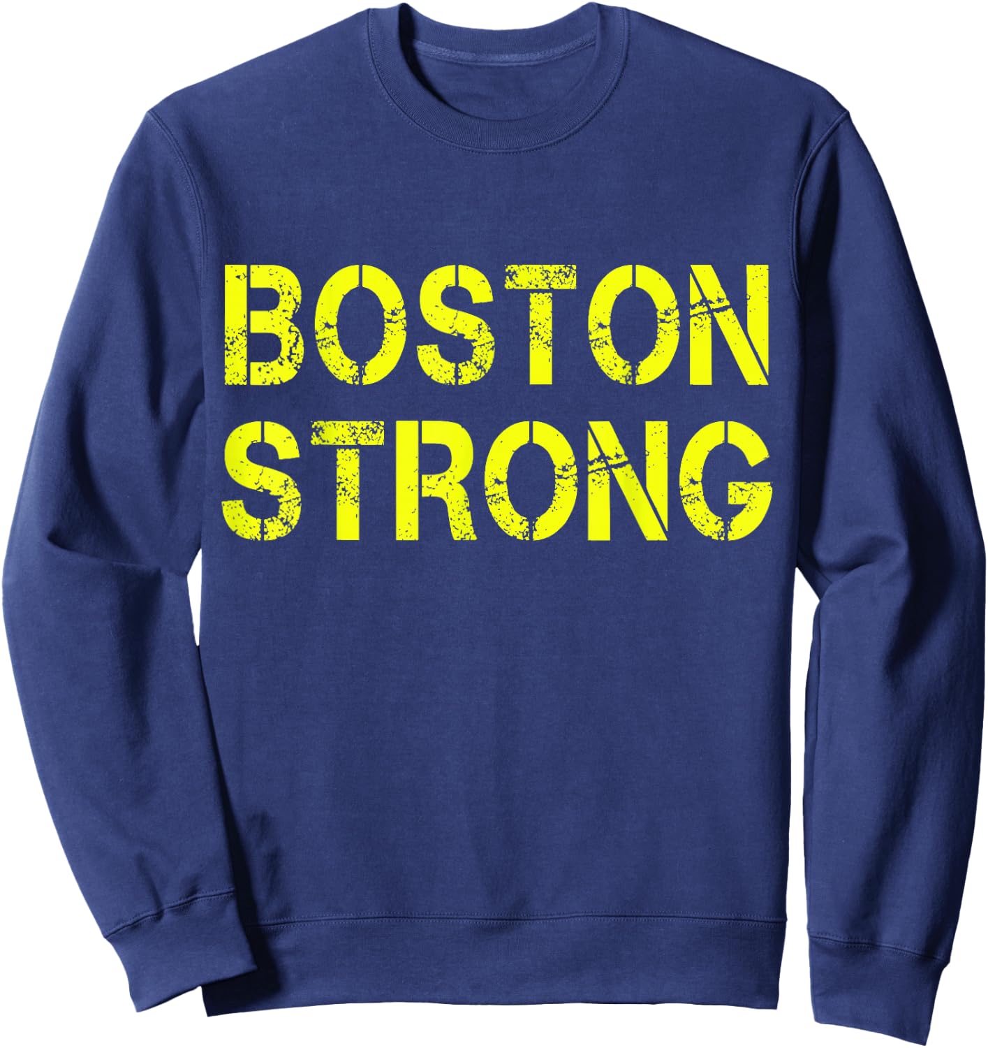 Boston Strong Retro Vintage Women Sweatshirt - Sweatshirt | Navy