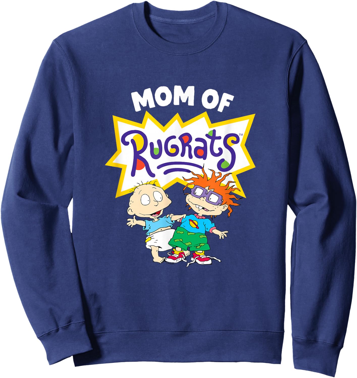 Rugrats - Mom Of Rugrats Sweatshirt - Sweatshirt | Navy