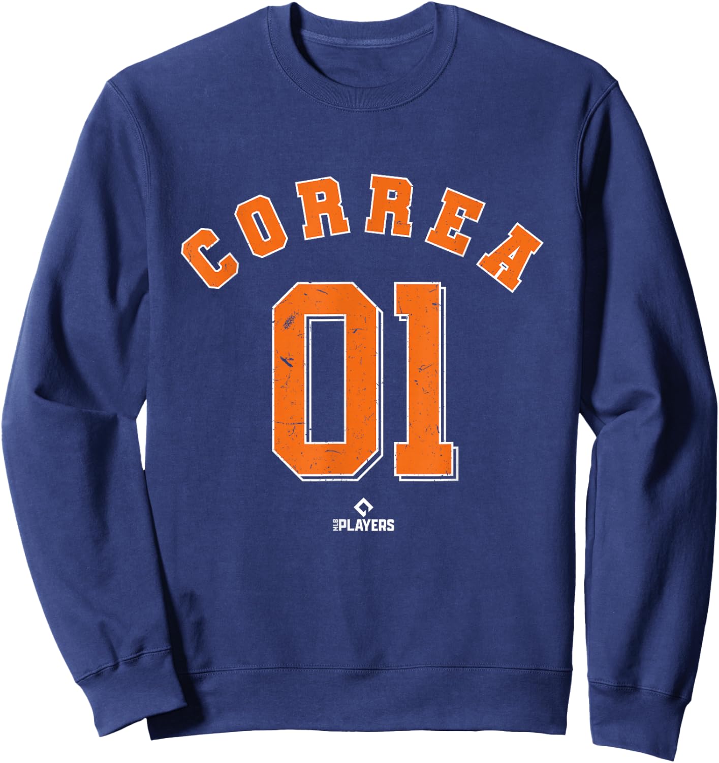 Carlos Correa 01 Houston Texas Baseball MLB Players Sweatshirt - Sweatshirt | Navy