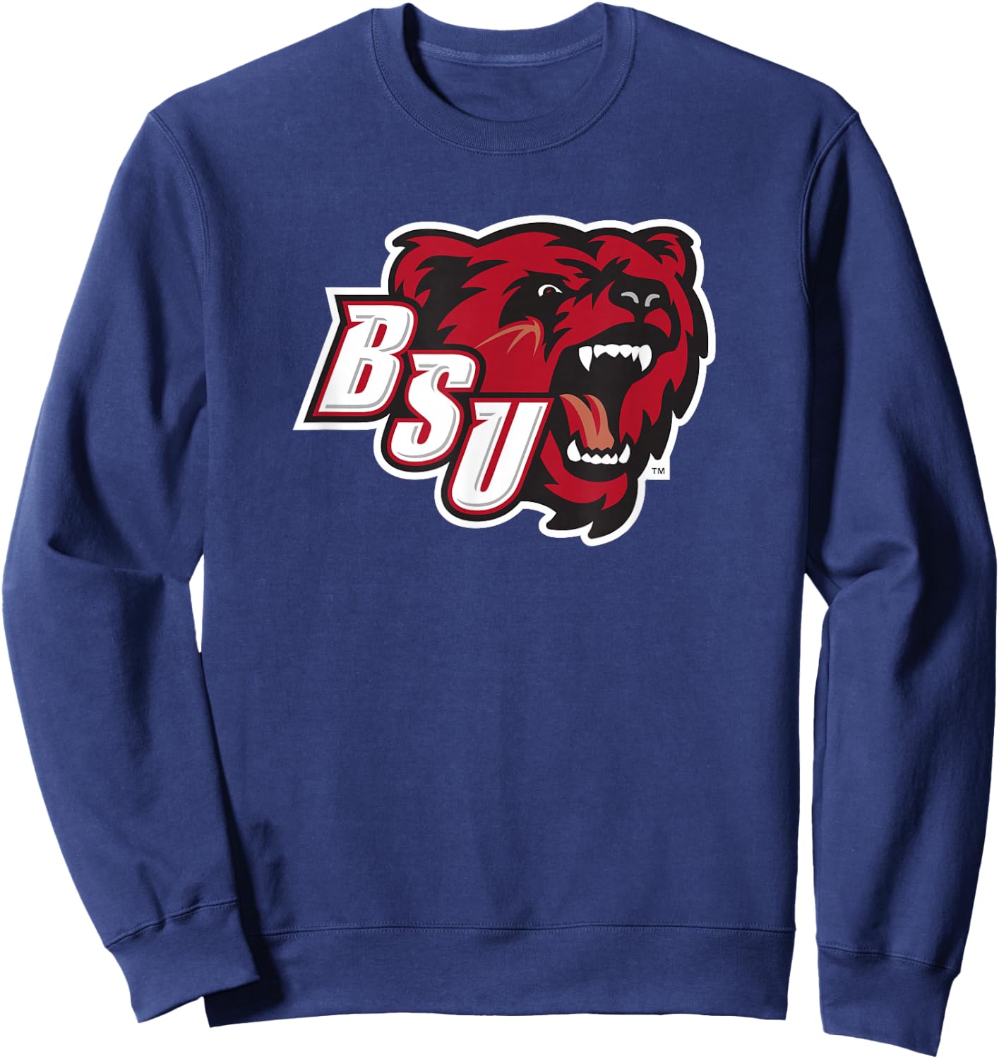Bridgewater State University BSU Bears Logo Sweatshirt - Sweatshirt | Navy