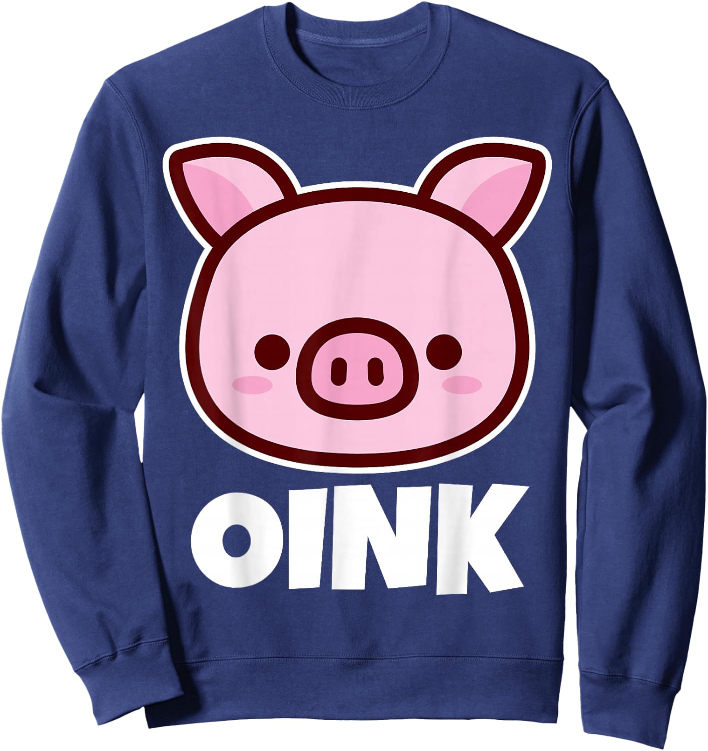 OINK Pig Stuff | Pig Lover Stuff | Kids Pig Sweatshirt - Sweatshirt | Navy