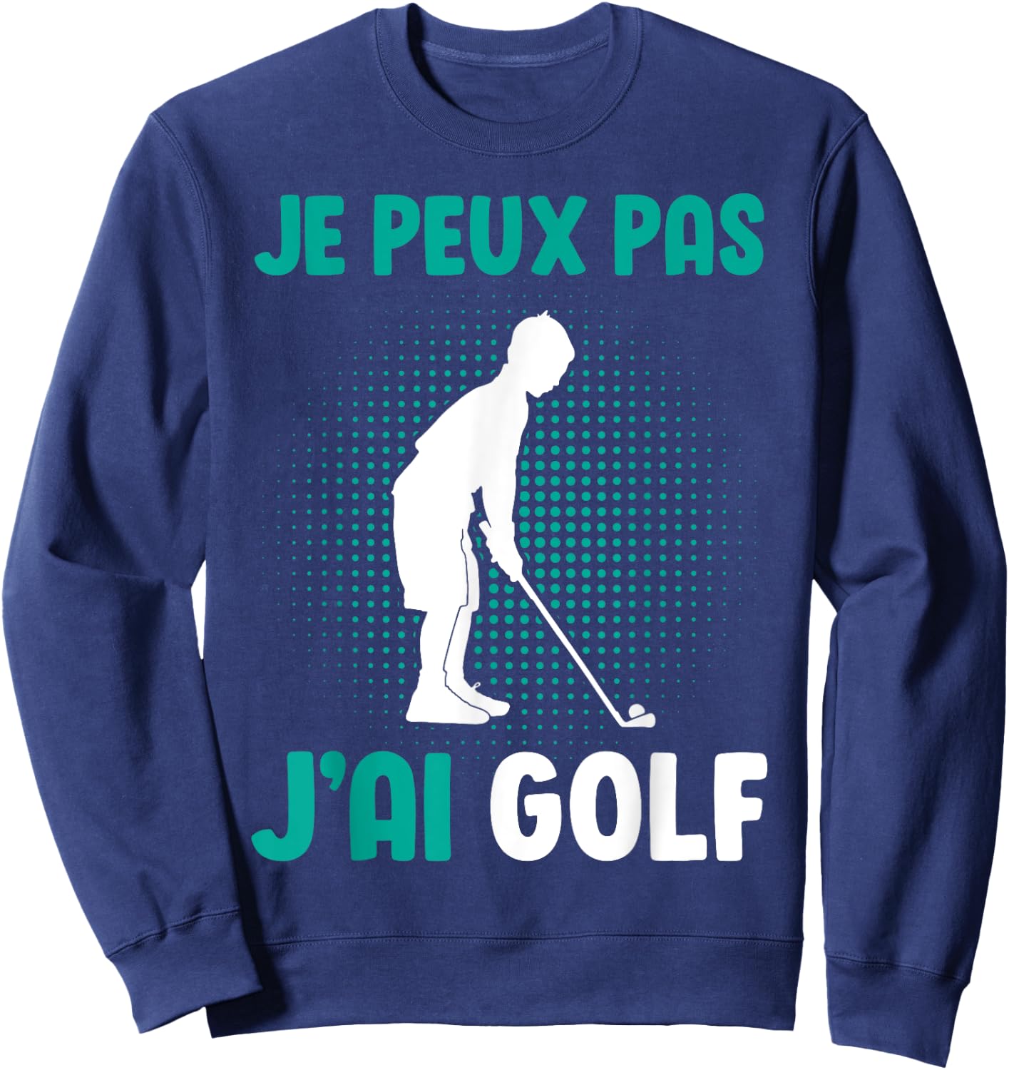 Je Peux Pas J'Ai Golf Boys' Golfer , Black, S Sweatshirt - Sweatshirt | Navy
