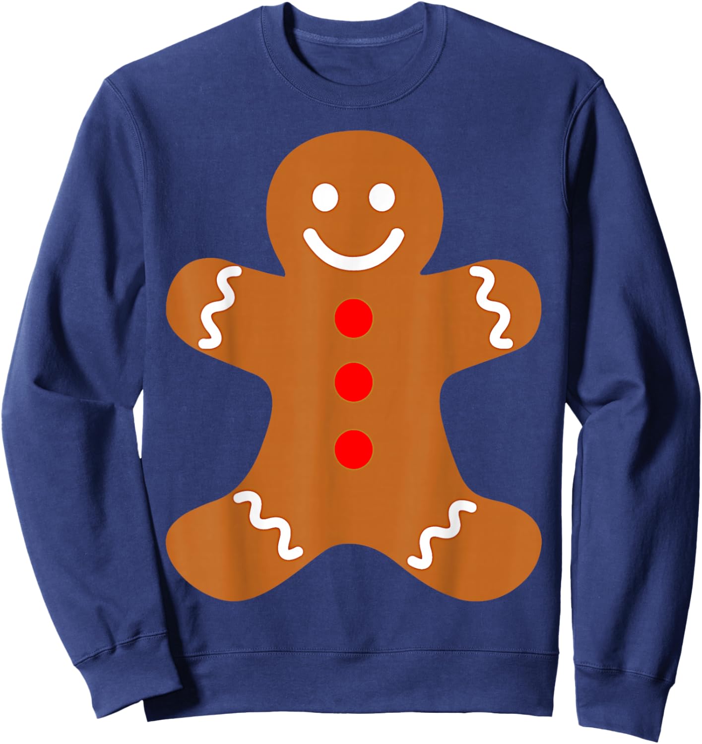 Gingerbread Man Sweatshirt - Sweatshirt | Navy