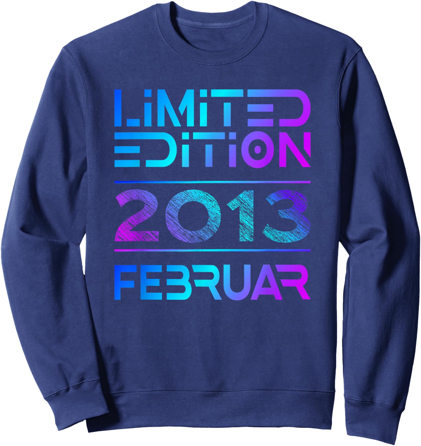 February 2013 Boy Girl 11th Birthday Limited Edition , black Sweatshirt - Sweatshirt | Navy