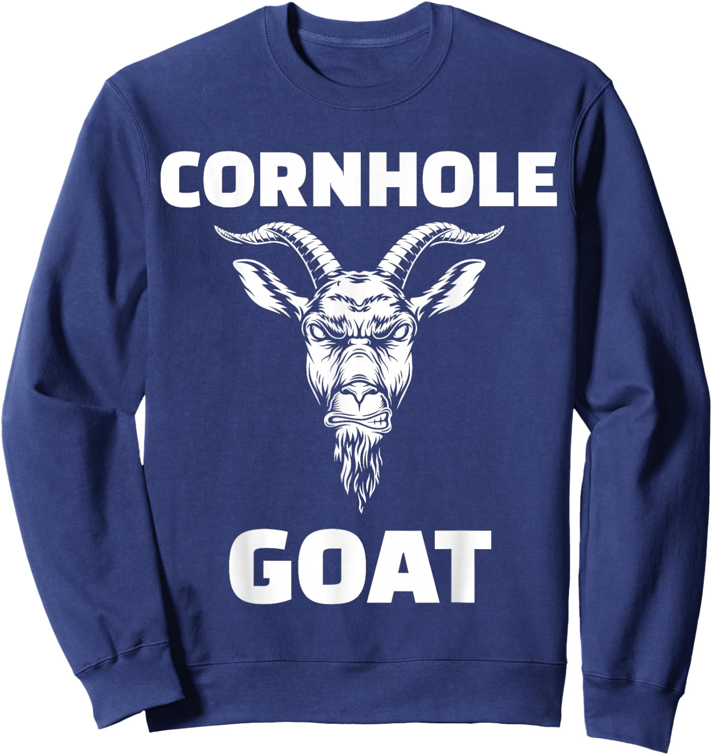Cornhole Goat Sweatshirt - Sweatshirt | Navy