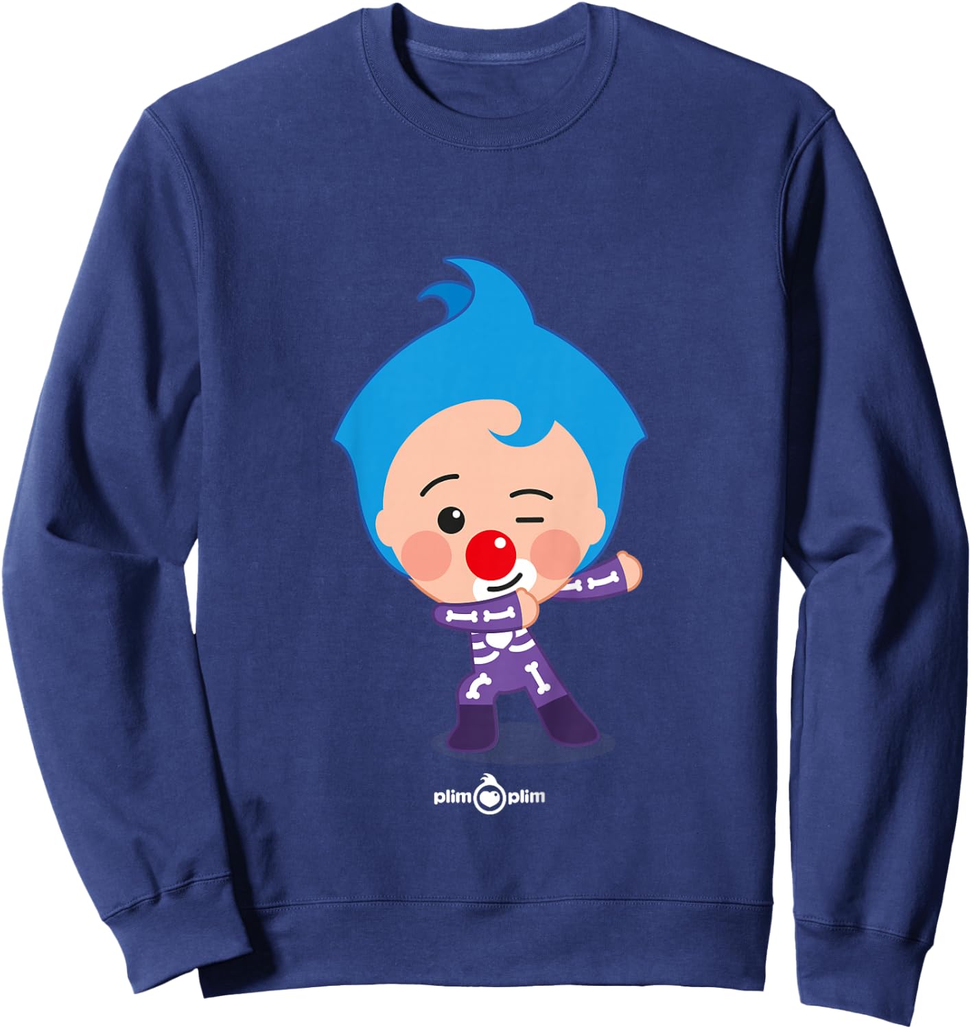 Plim Plim Halloween — Cute Costumes & Happy Moments Sweatshirt - Sweatshirt | Navy