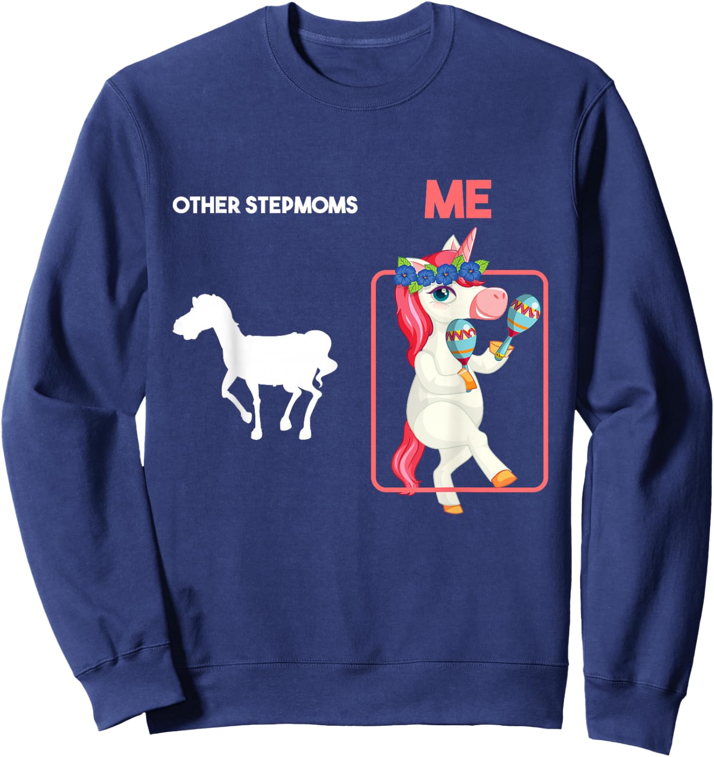 Other Stepmoms - Bonus Mom Stepmother Motherhood Mothers Day Sweatshirt - Sweatshirt | Navy