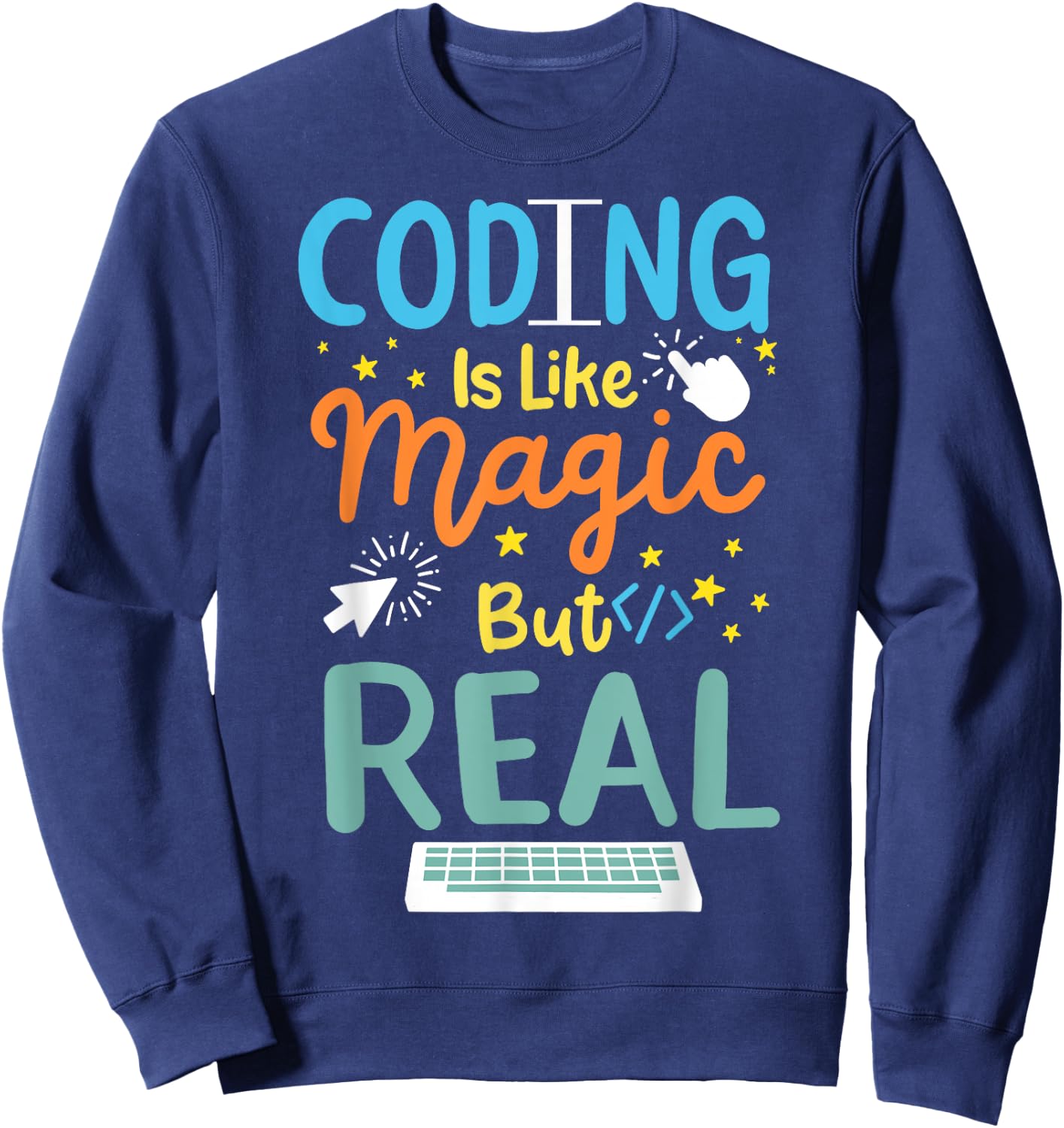Coding Coder Computer Science Programming Sweatshirt - Sweatshirt | Navy