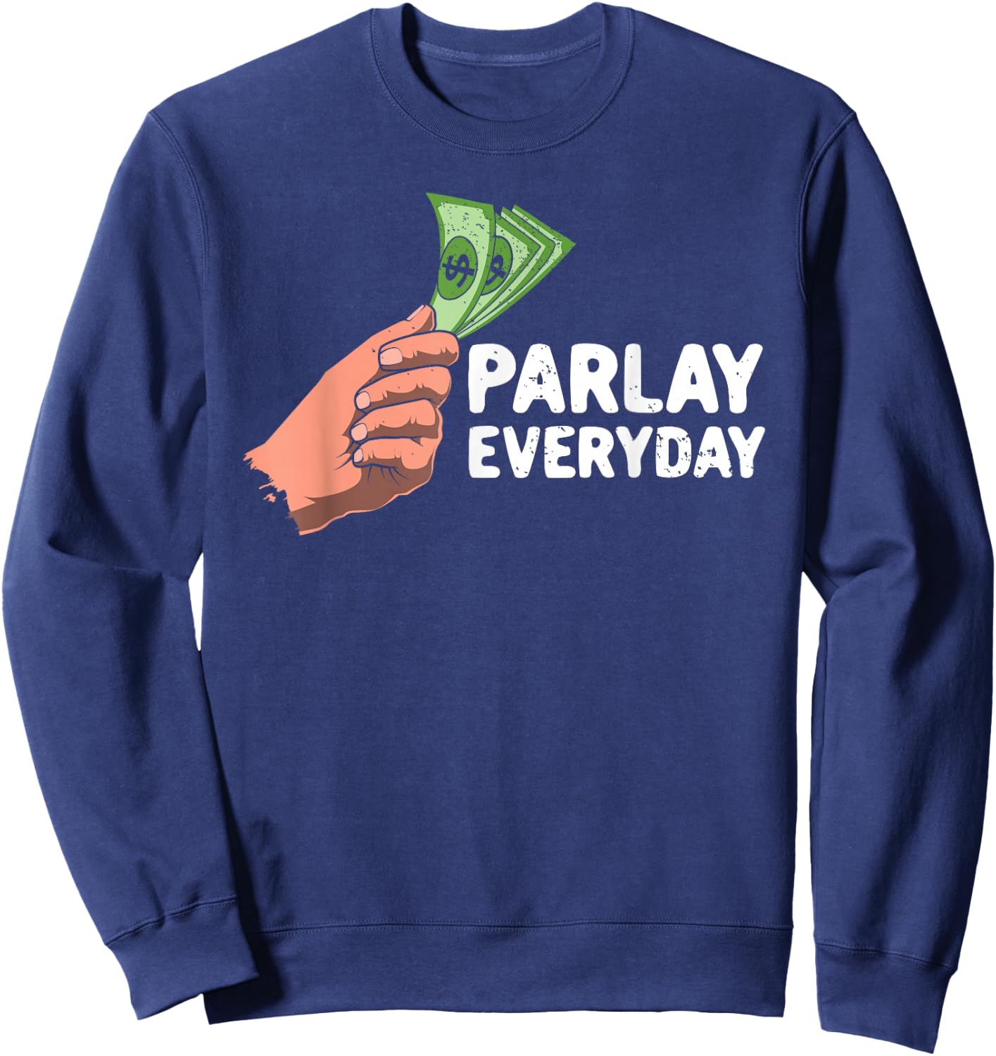 Parlay Betting Sports Betting Draft Picks Fantasy Football Sweatshirt - Sweatshirt | Navy