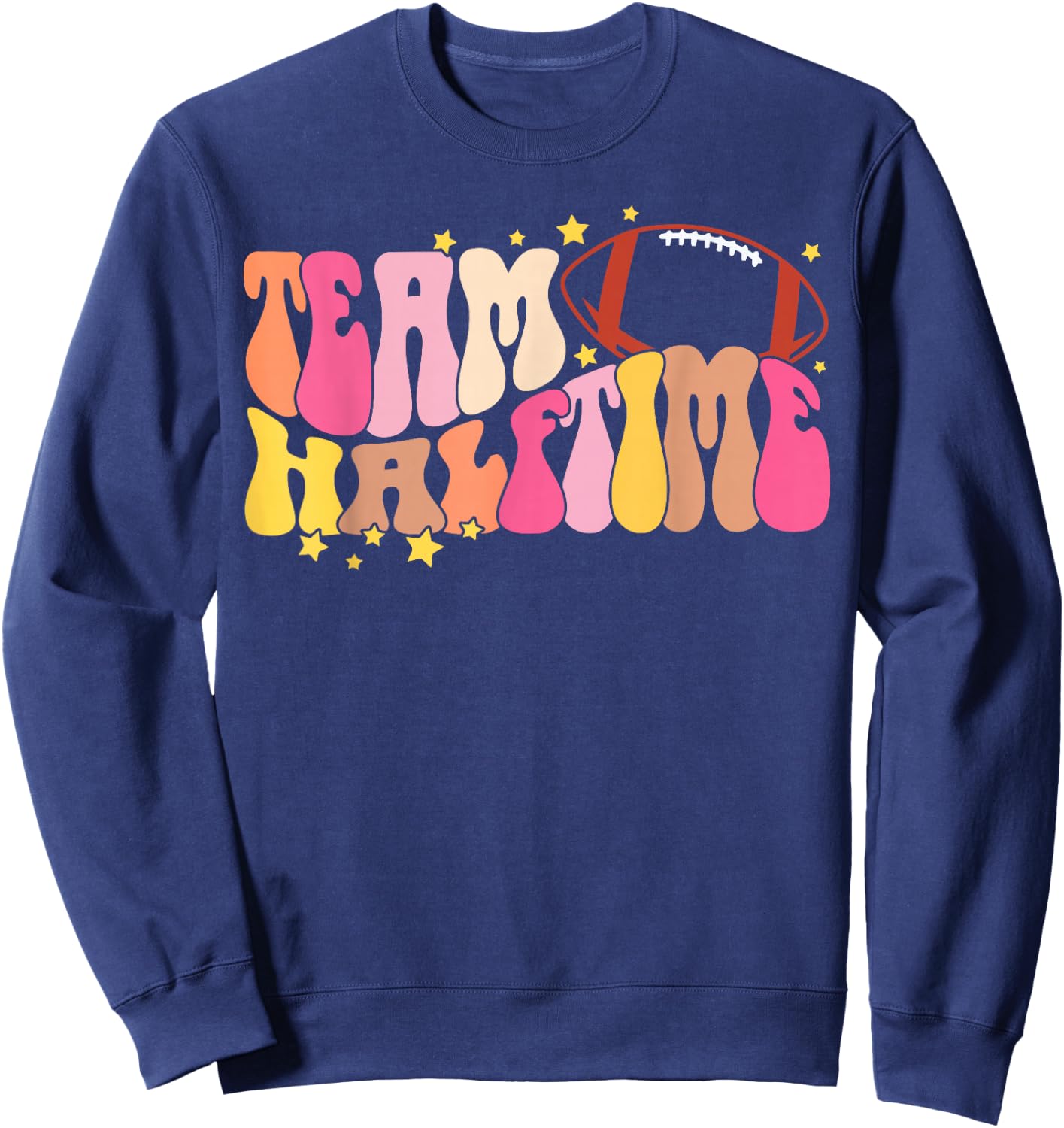 Team Halftime Super Football Day Group Matching Sweatshirt - Sweatshirt | Navy