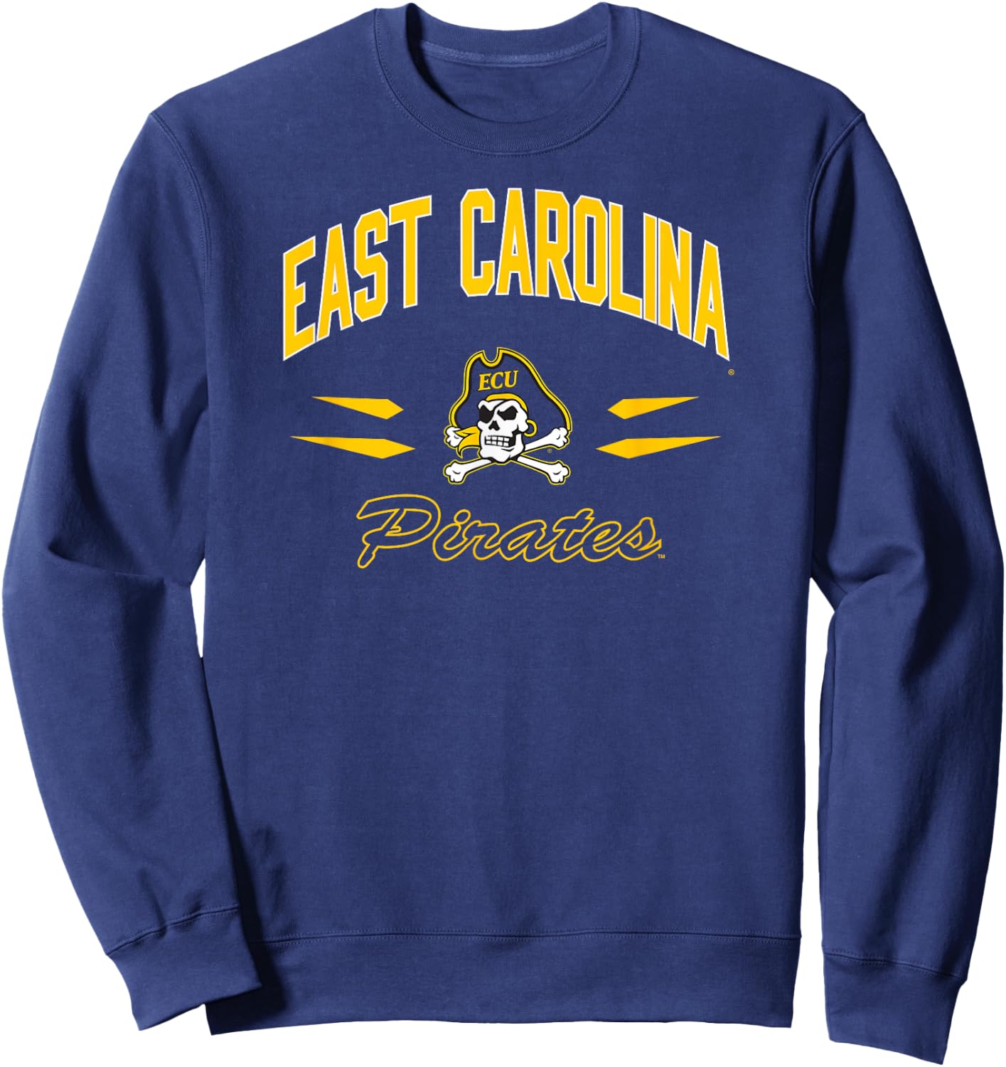 East Carolina Pirates Retro Diamond Team Officially Licensed Sweatshirt - Sweatshirt | Navy